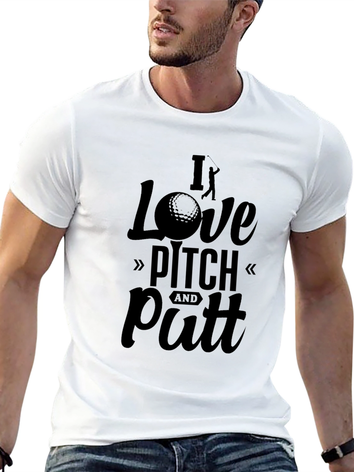 I Love Pitch and Putt Golf T-Shirt