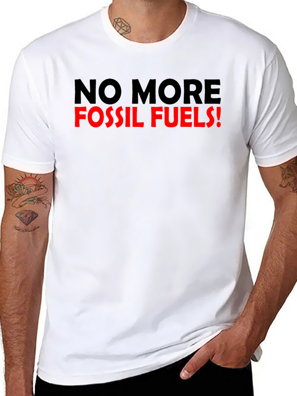 No More Fossil Fuels Graphic T-Shirt