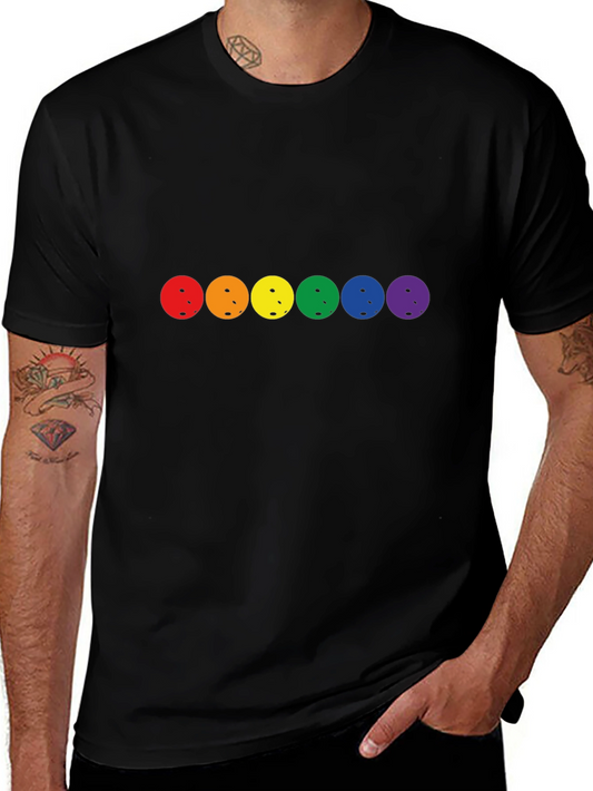 Rainbow Pride Pickleball T-Shirt