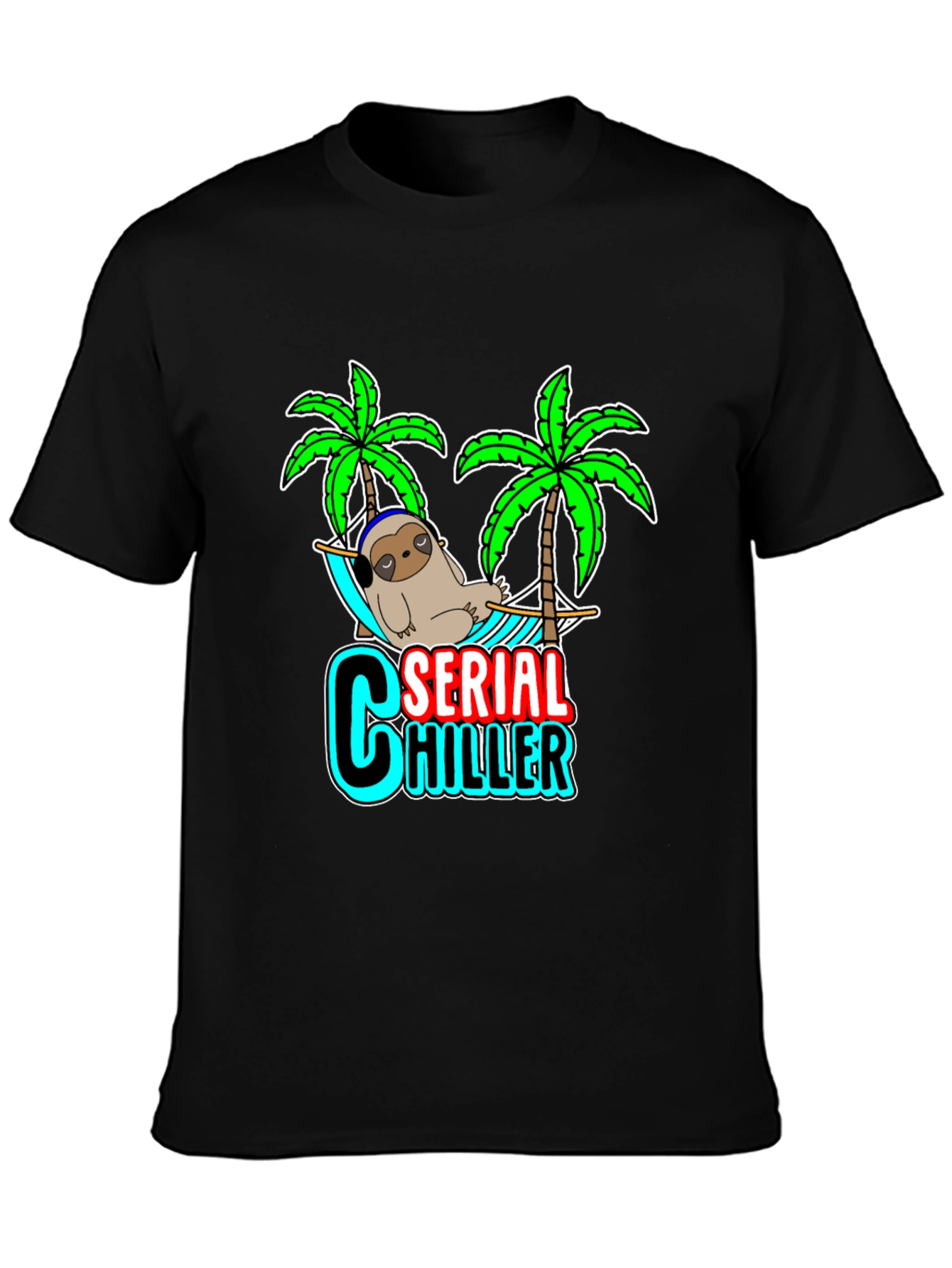 Serial Chiller Sloth Graphic Tee