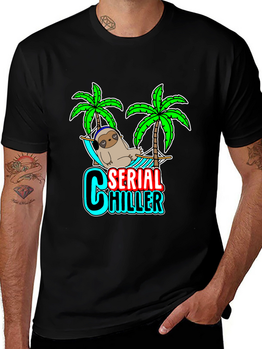 Serial Chiller Sloth Graphic Tee