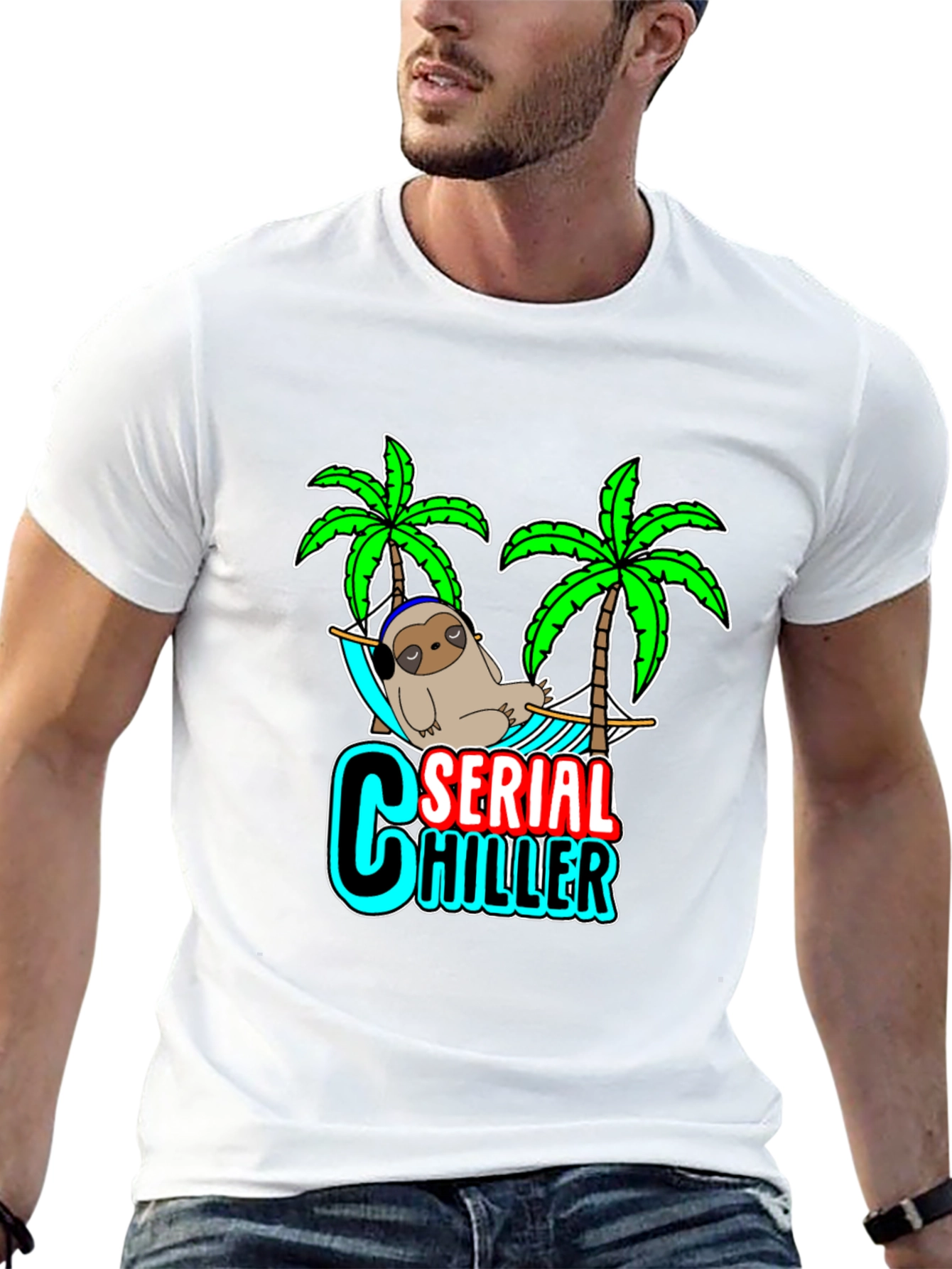 Serial Chiller Sloth Graphic Tee