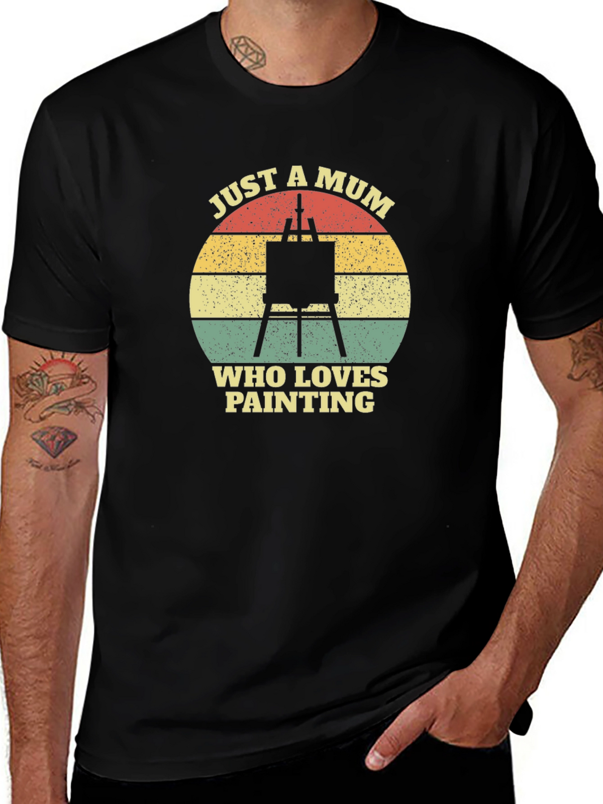 Just a Mum Who Loves Painting T-Shirt