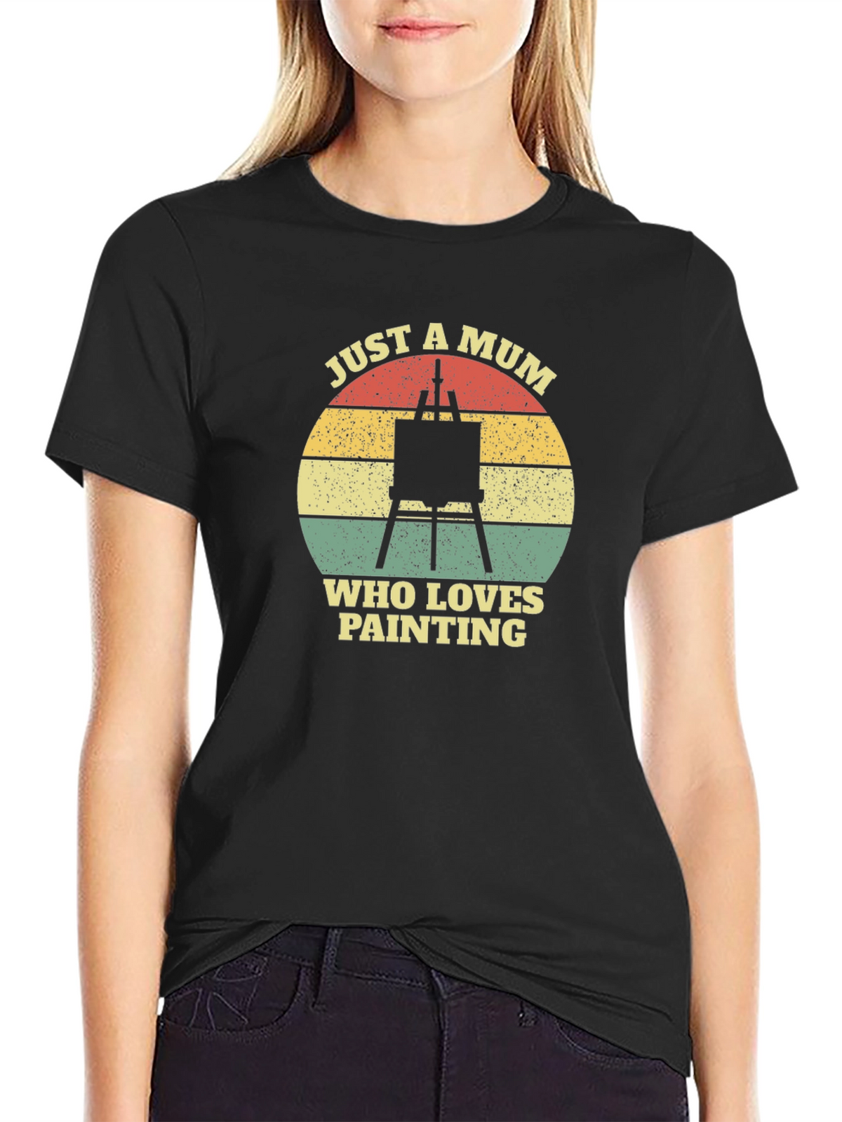 Just a Mum Who Loves Painting T-Shirt