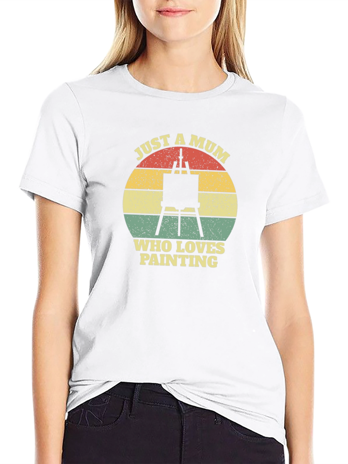 Just a Mum Who Loves Painting T-Shirt