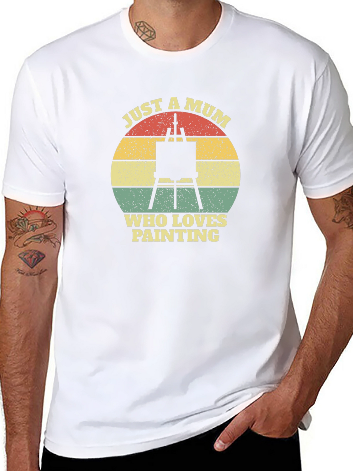 Just a Mum Who Loves Painting T-Shirt