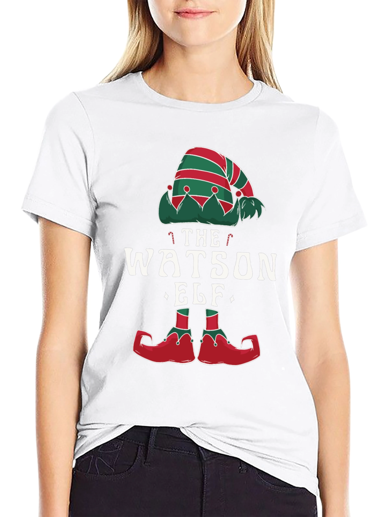 The Watson Elf Christmas T-Shirt - Festive Holiday Apparel
