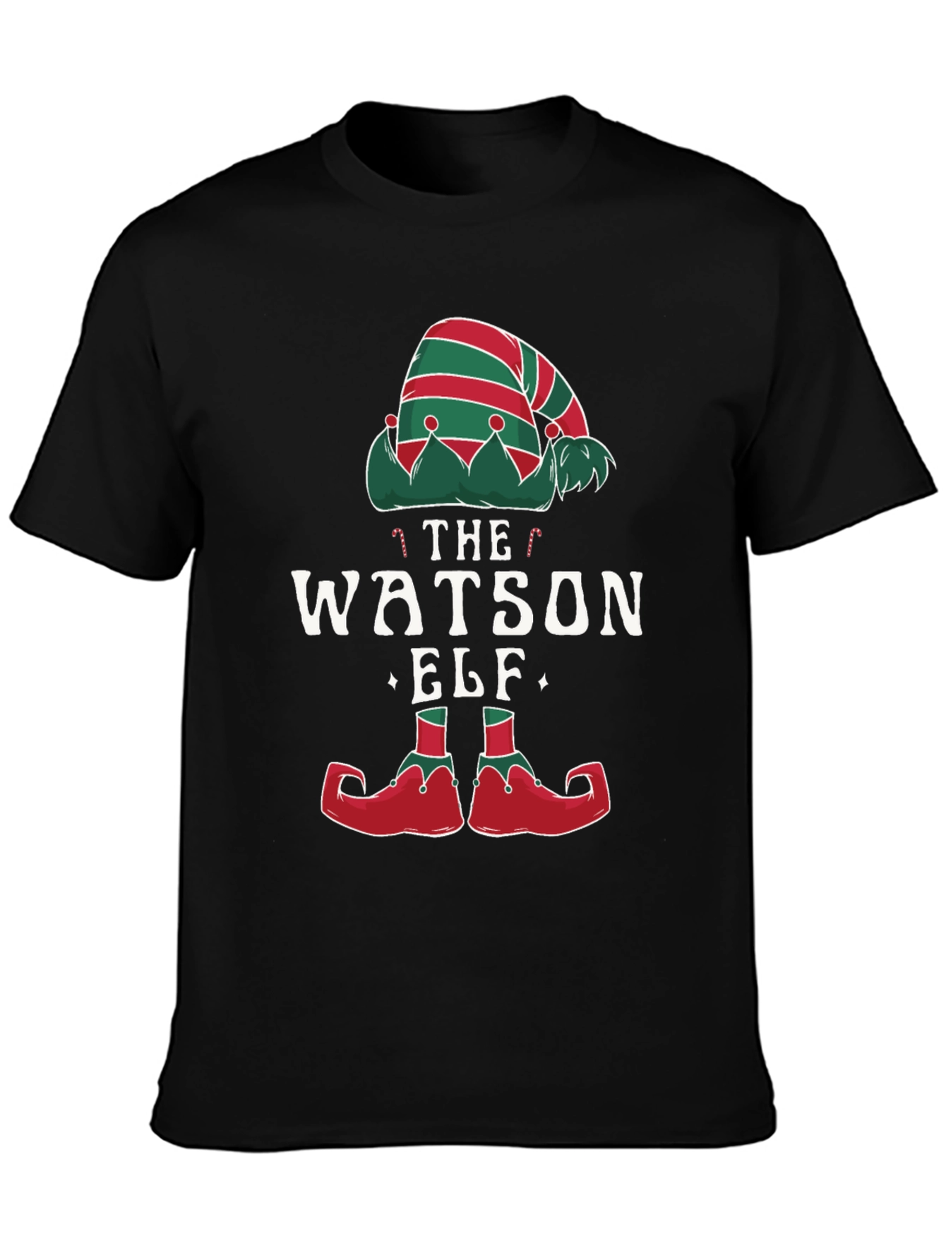 The Watson Elf Christmas T-Shirt - Festive Holiday Apparel