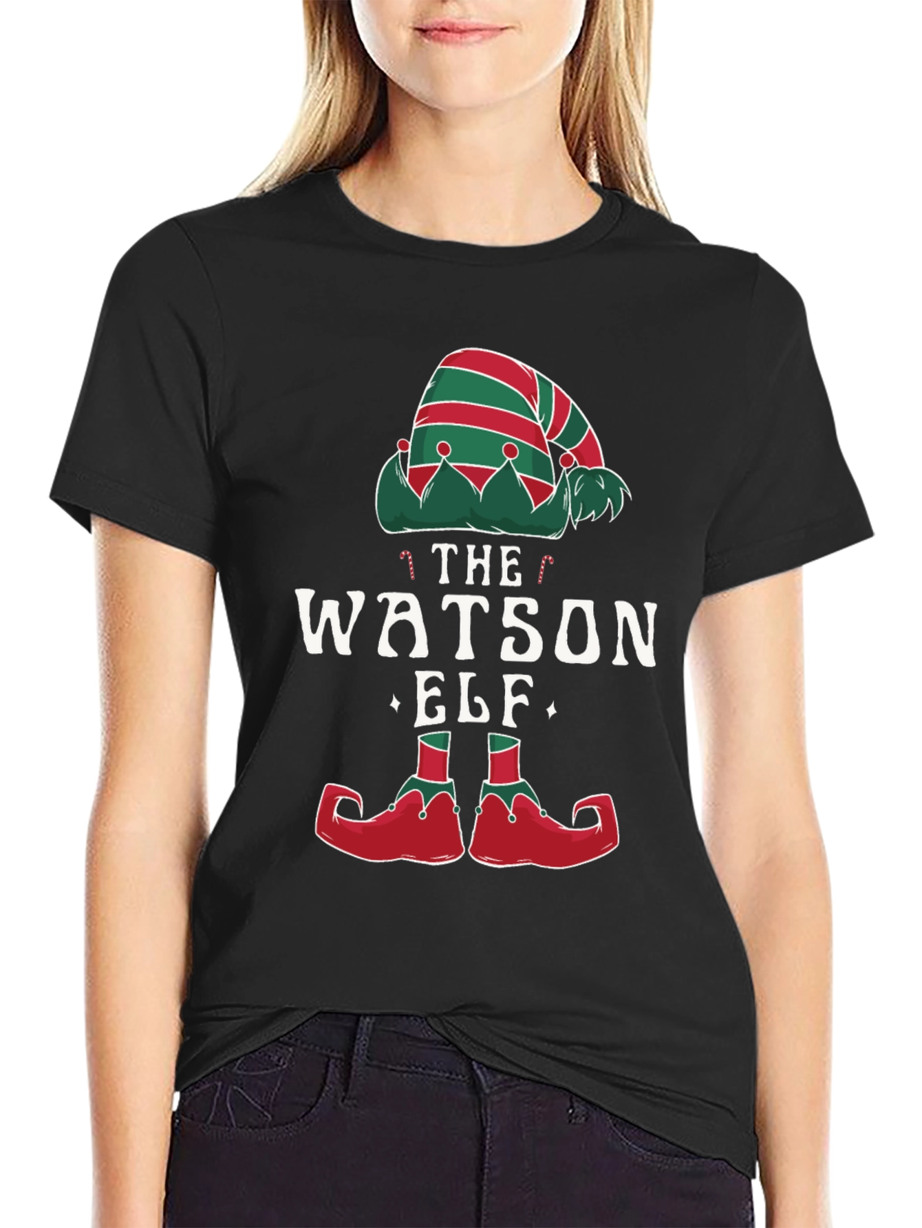 The Watson Elf Christmas T-Shirt - Festive Holiday Apparel