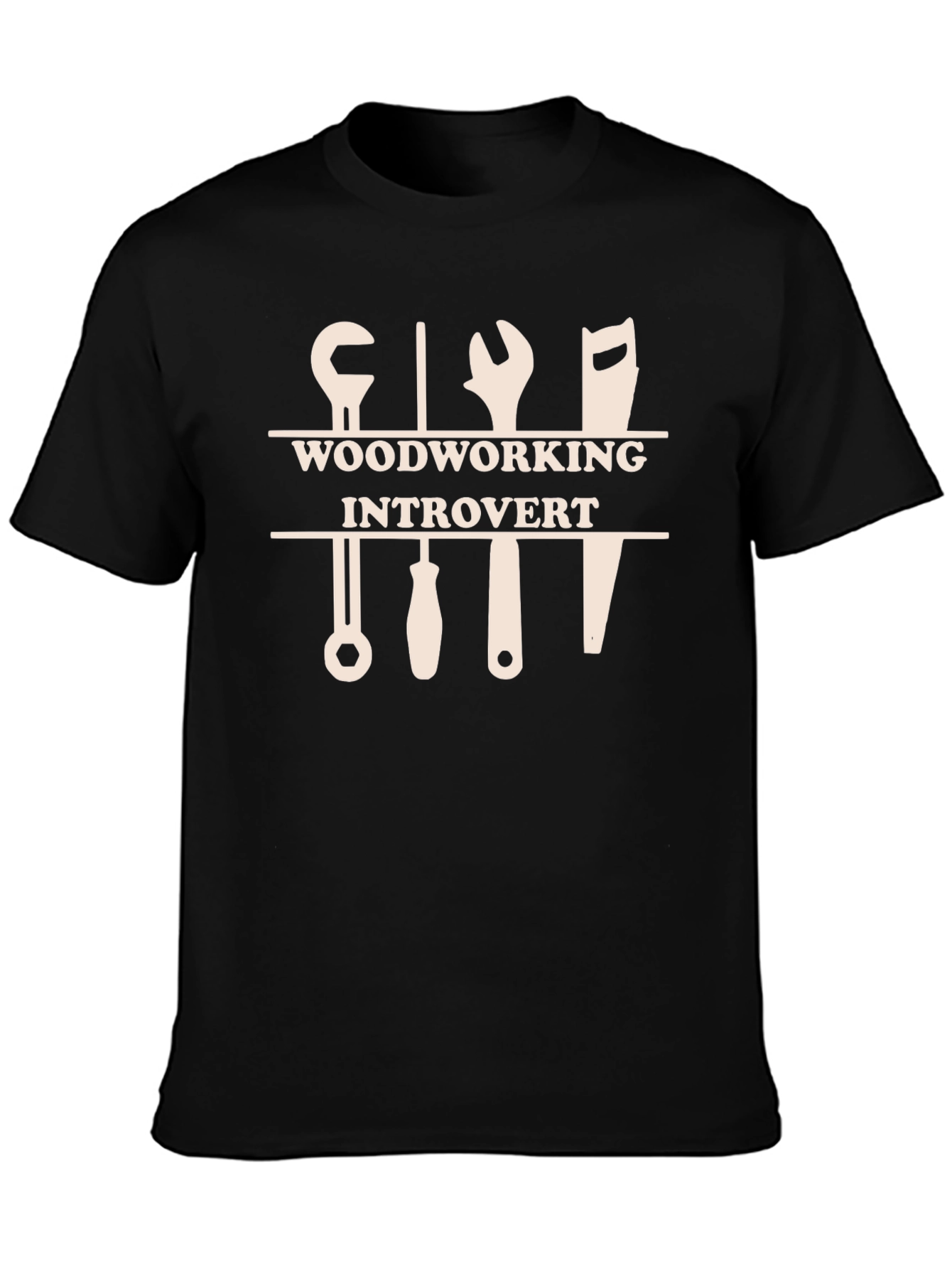 Woodworking Introvert Graphic T-Shirt