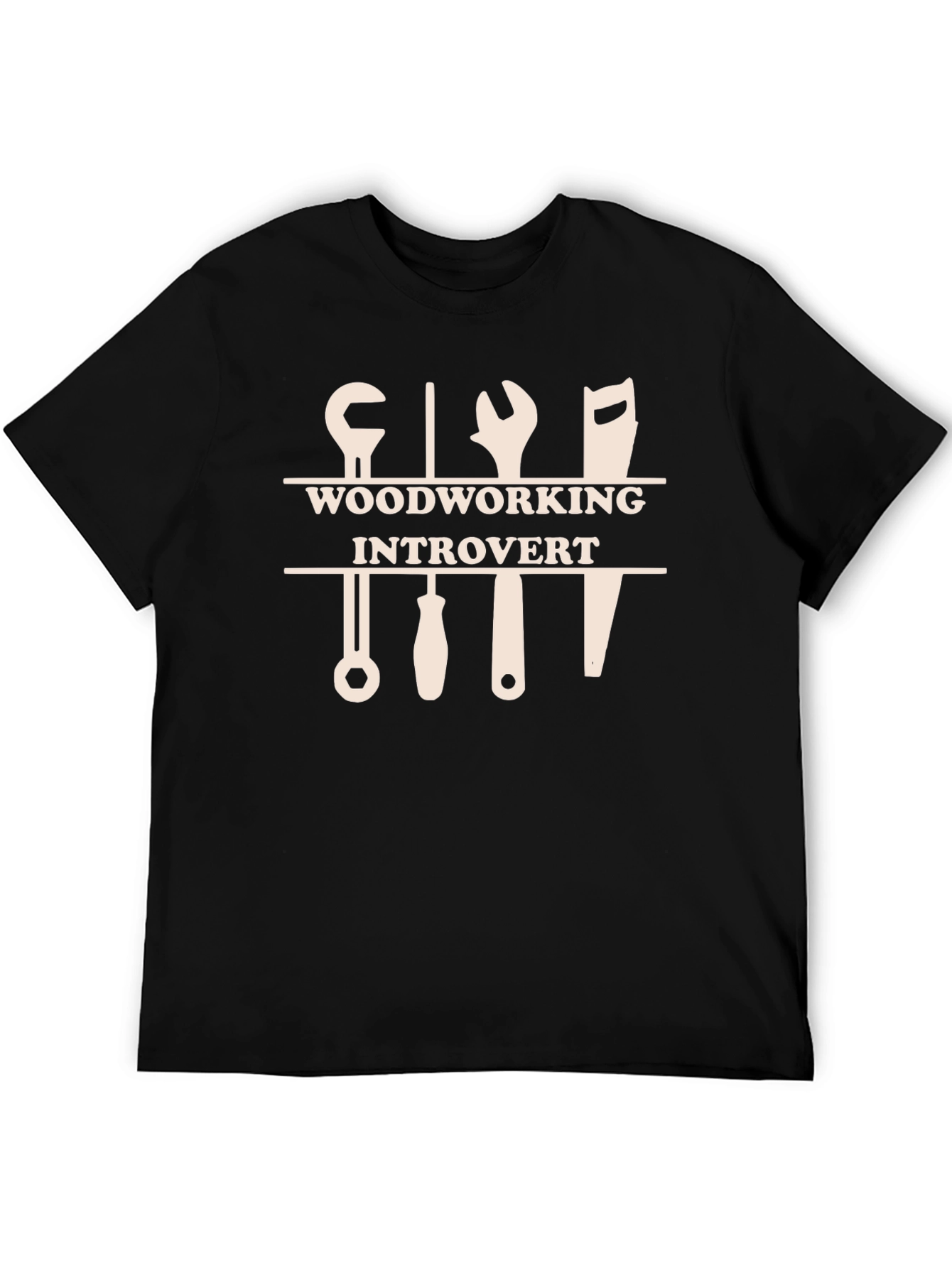 Woodworking Introvert Graphic T-Shirt