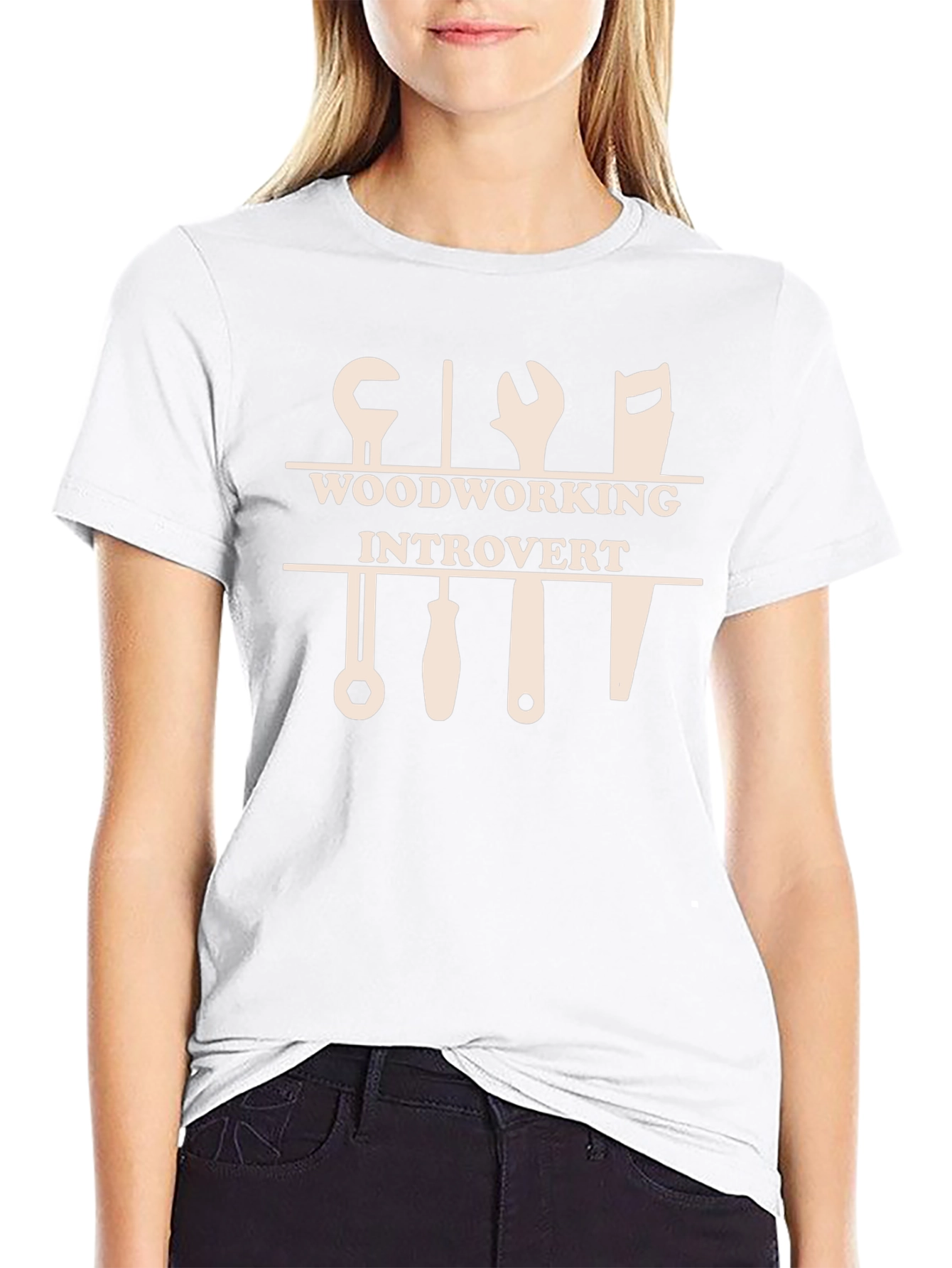 Woodworking Introvert Graphic T-Shirt