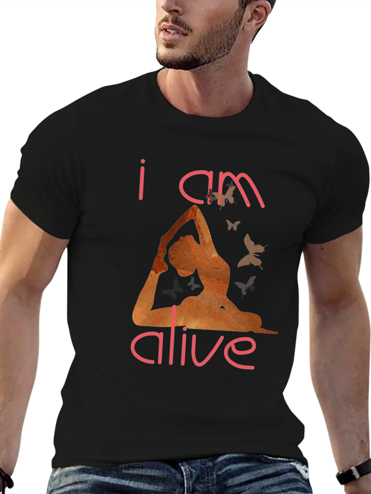 I am Alive Yoga T-Shirt