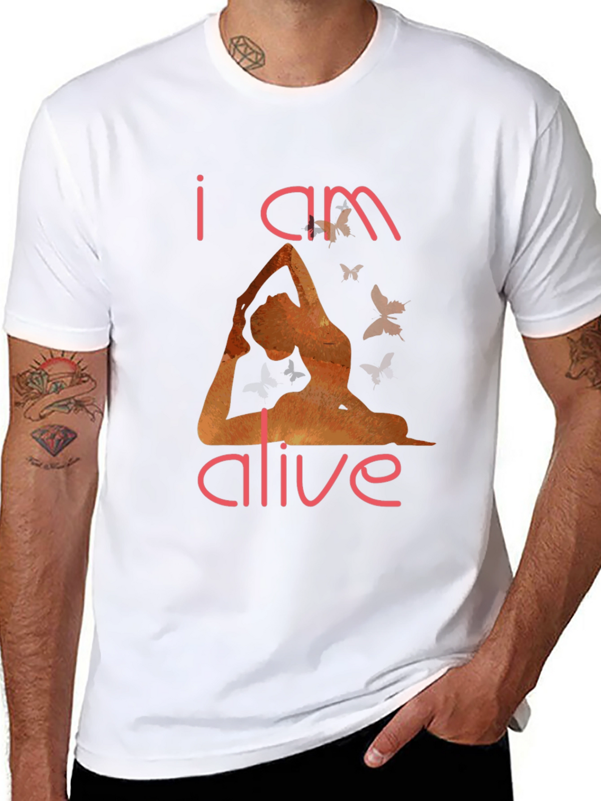 I am Alive Yoga T-Shirt
