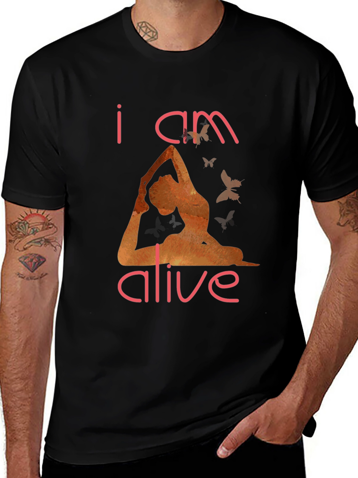 I am Alive Yoga T-Shirt