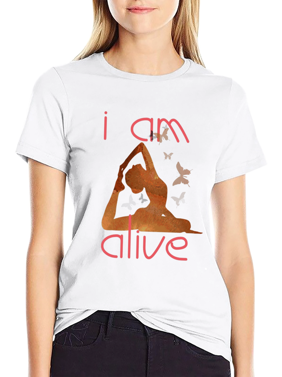 I am Alive Yoga T-Shirt