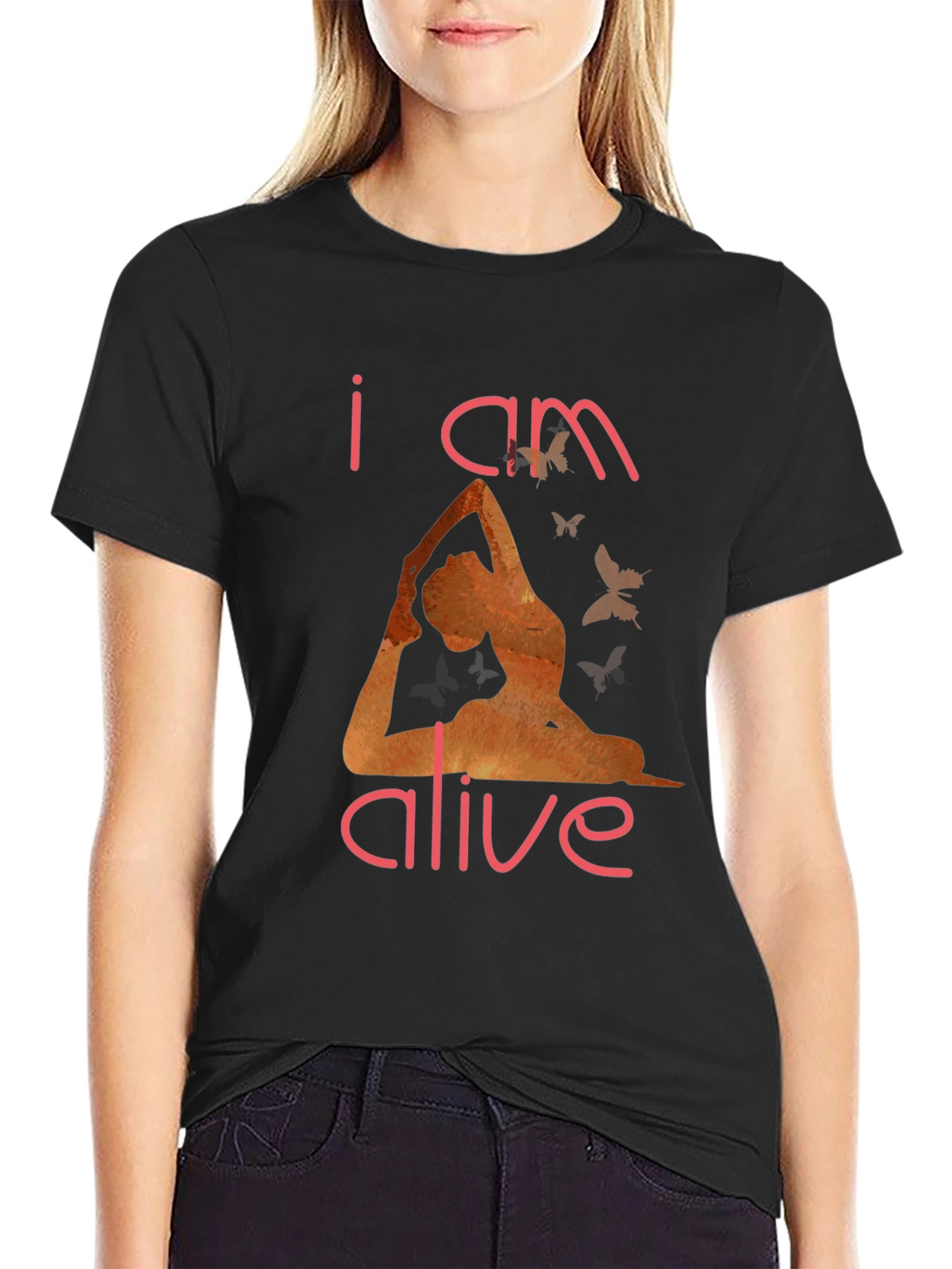 I am Alive Yoga T-Shirt