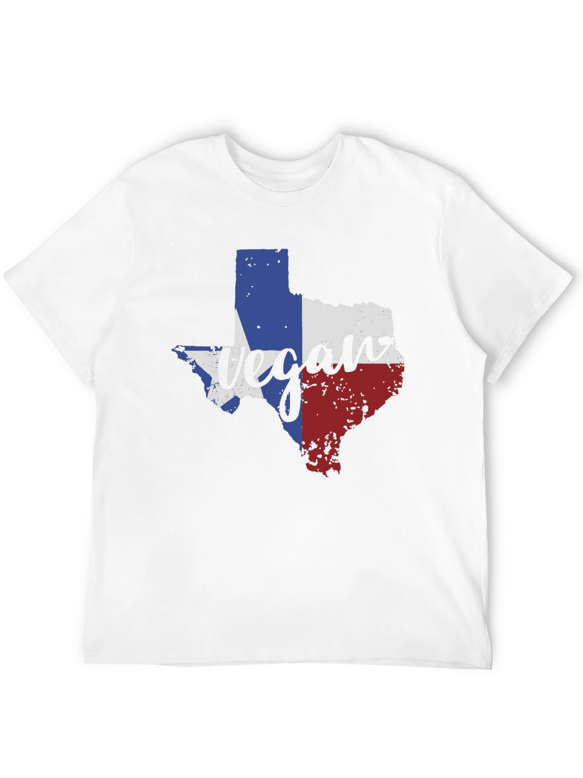 Texas Vegan T-Shirt State Pride Vegetarian Tee