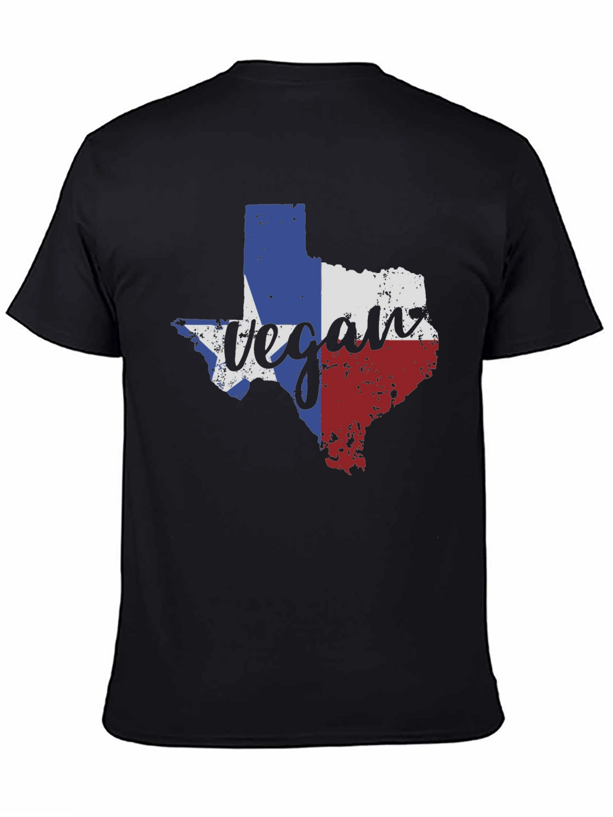 Texas Vegan T-Shirt State Pride Vegetarian Tee