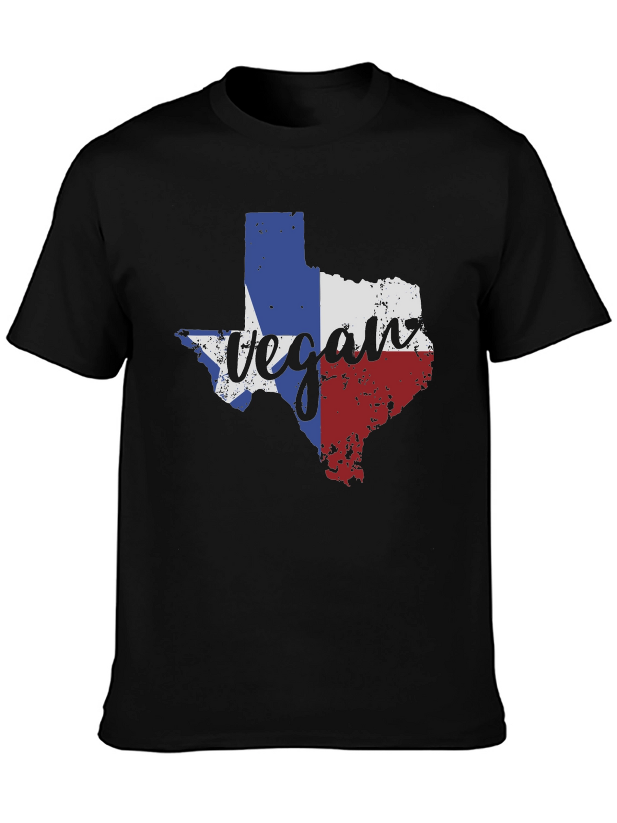 Texas Vegan T-Shirt State Pride Vegetarian Tee