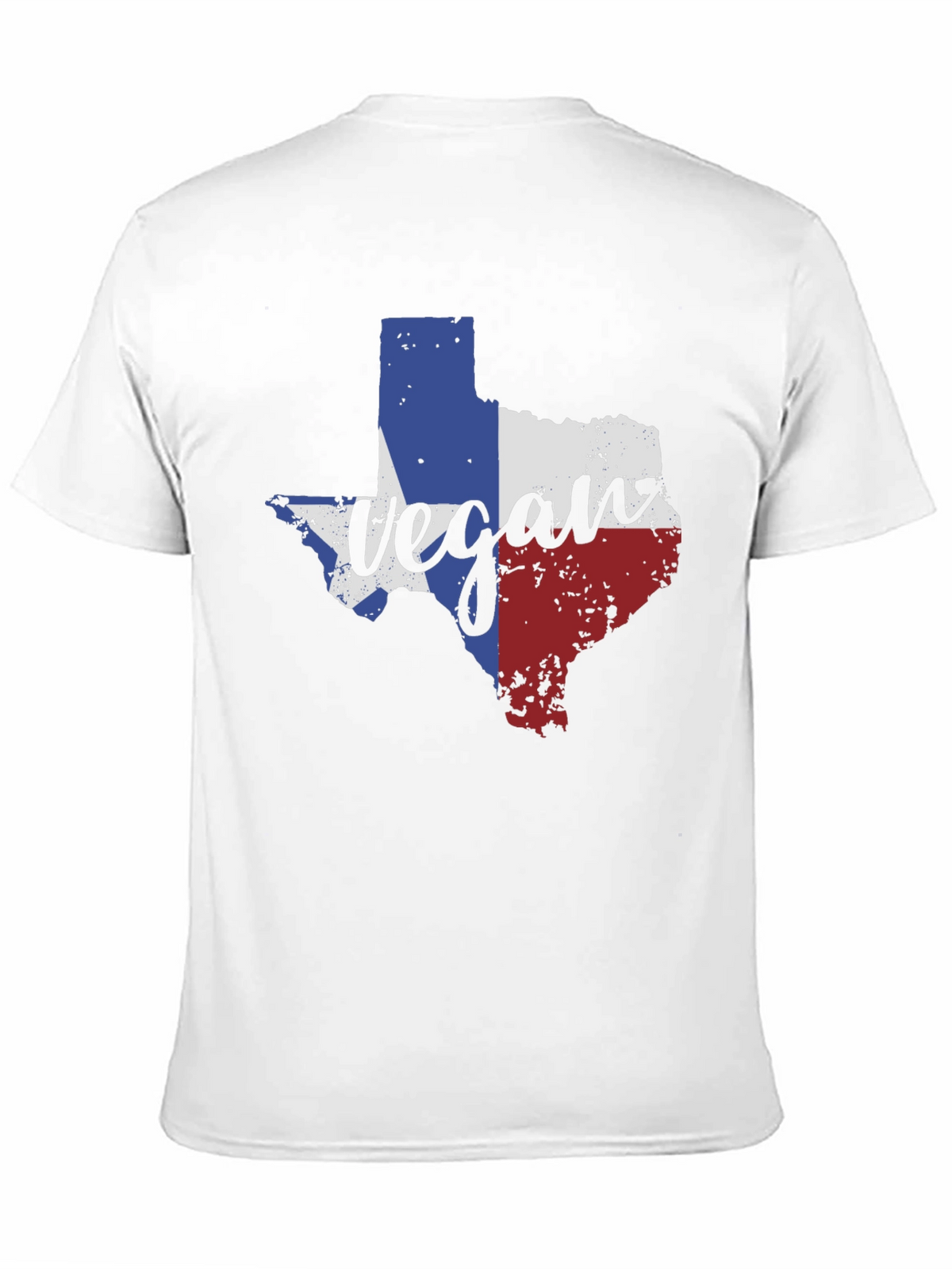 Texas Vegan T-Shirt State Pride Vegetarian Tee