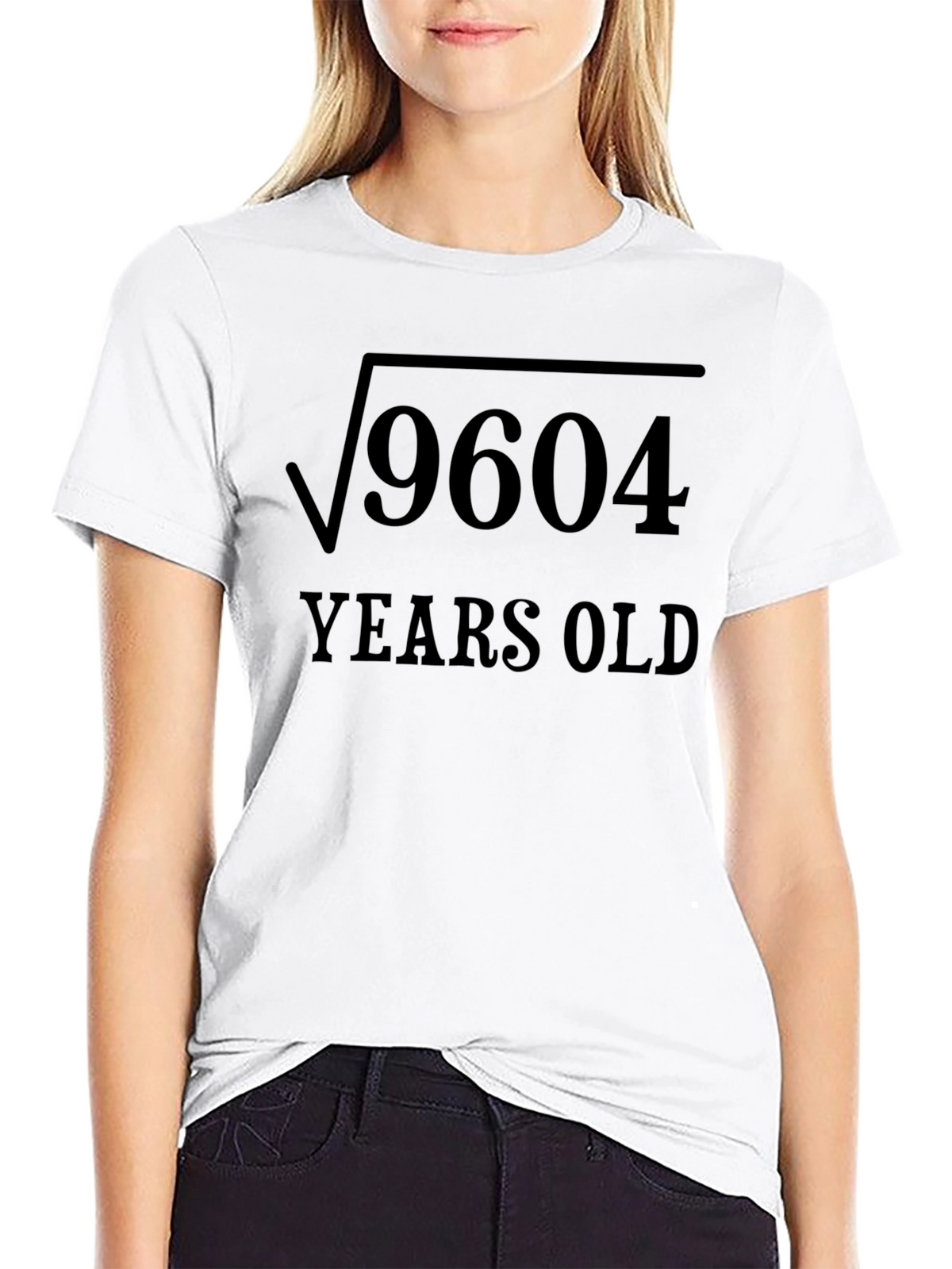 Funny Math Birthday T-Shirt - Square Root 9604
