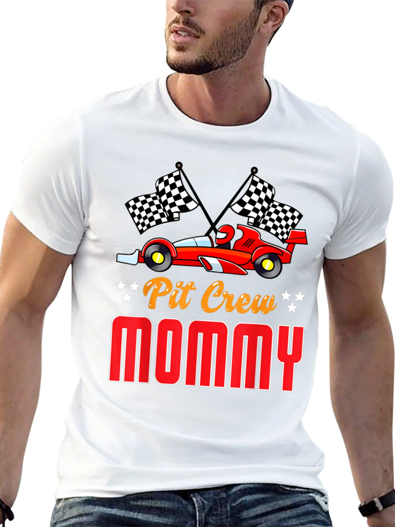 Pit Crew Mommy Racing T-Shirt