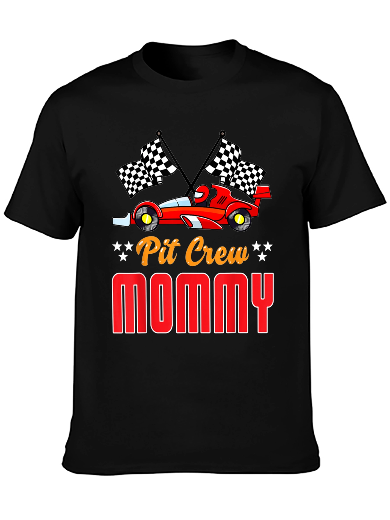 Pit Crew Mommy Racing T-Shirt