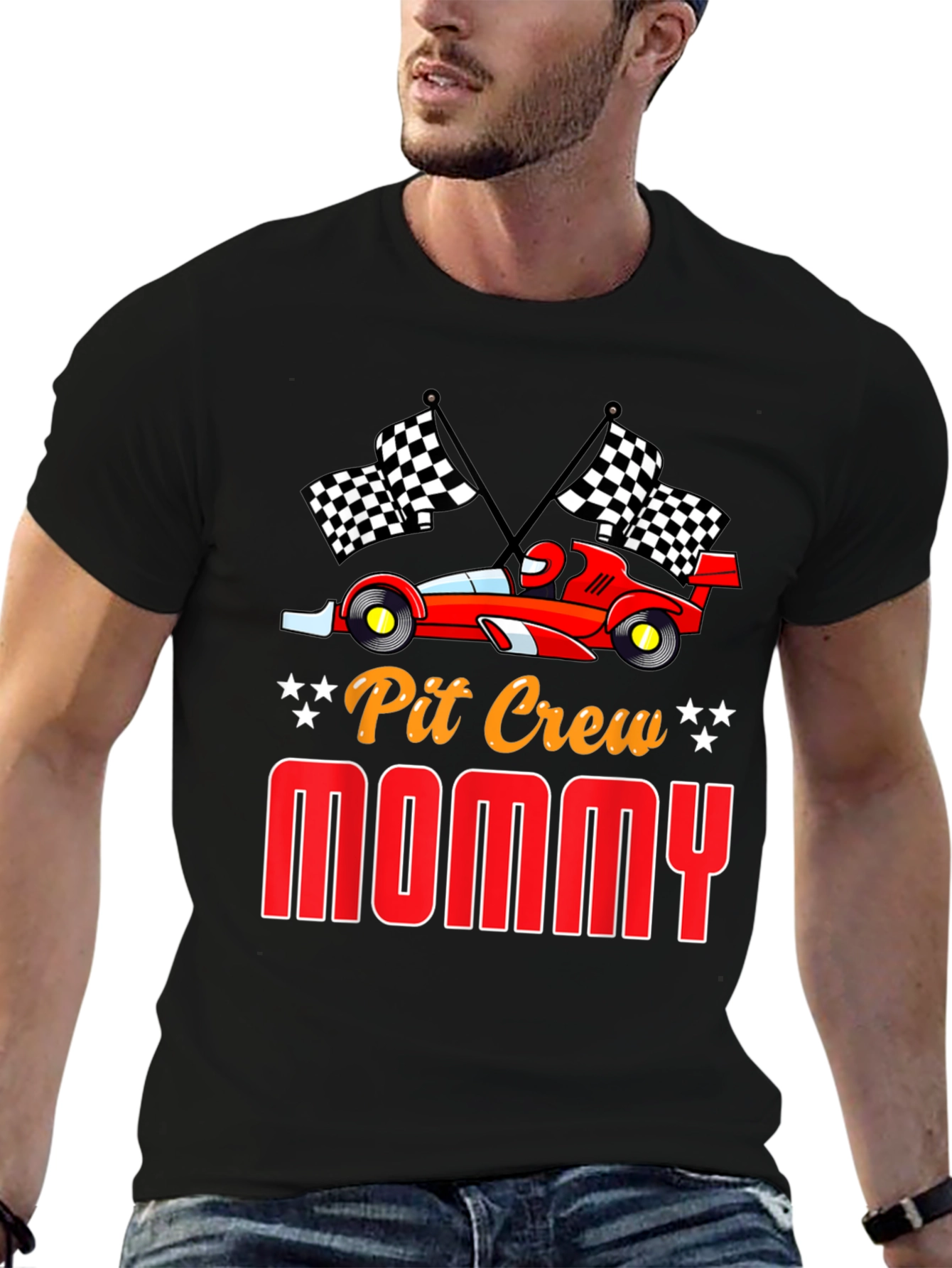 Pit Crew Mommy Racing T-Shirt