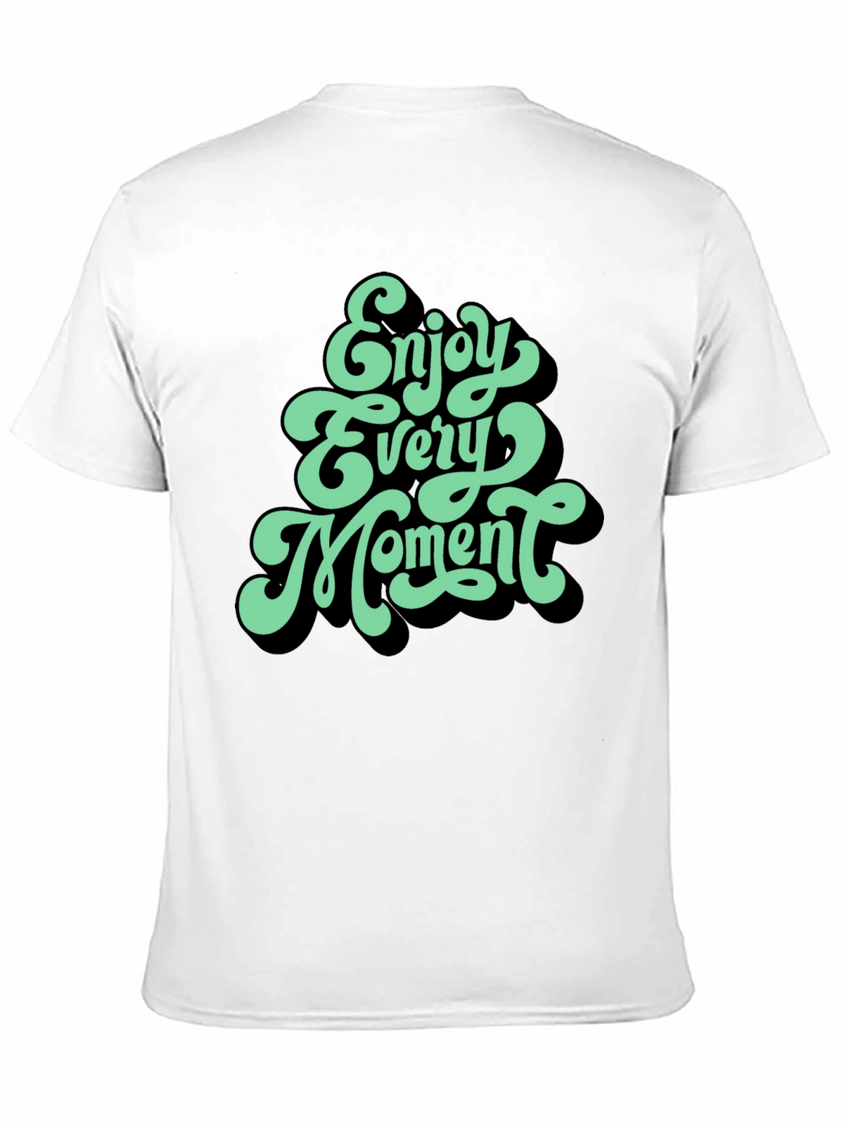 Enjoy Every Moment Graphic Tee - Black