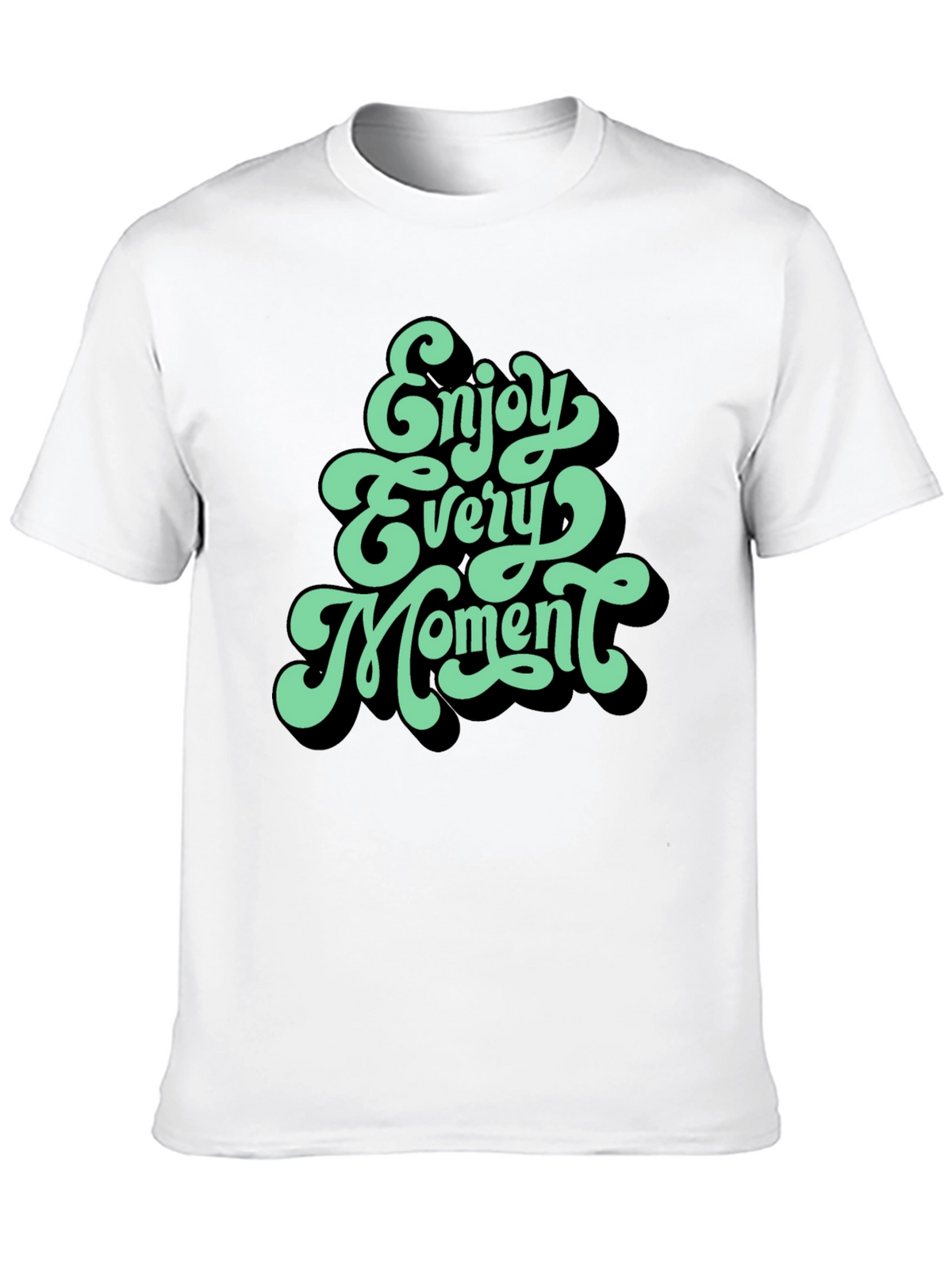 Enjoy Every Moment Graphic Tee - Black
