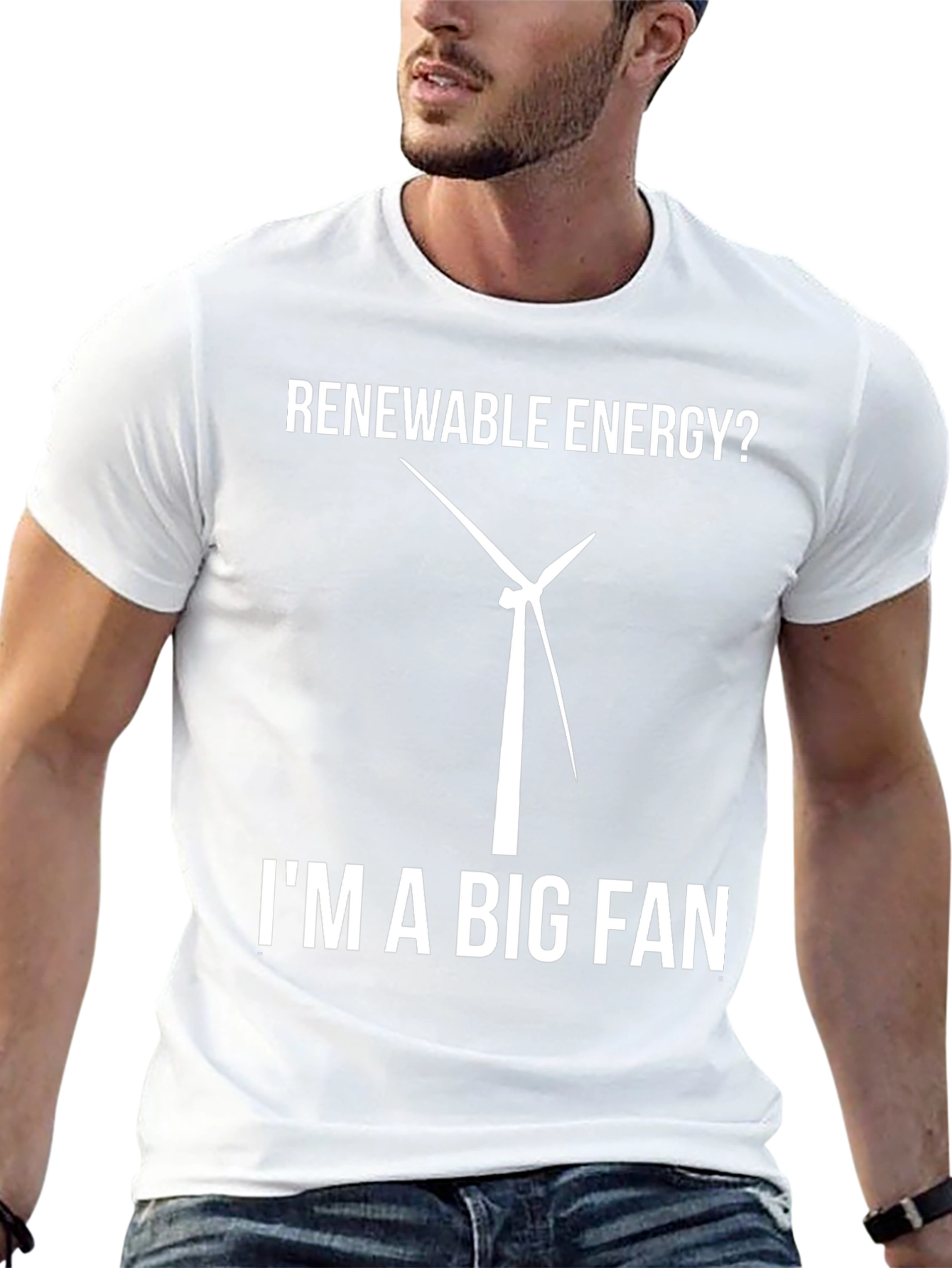 Renewable Energy Fan T-Shirt - Eco-Friendly Tee