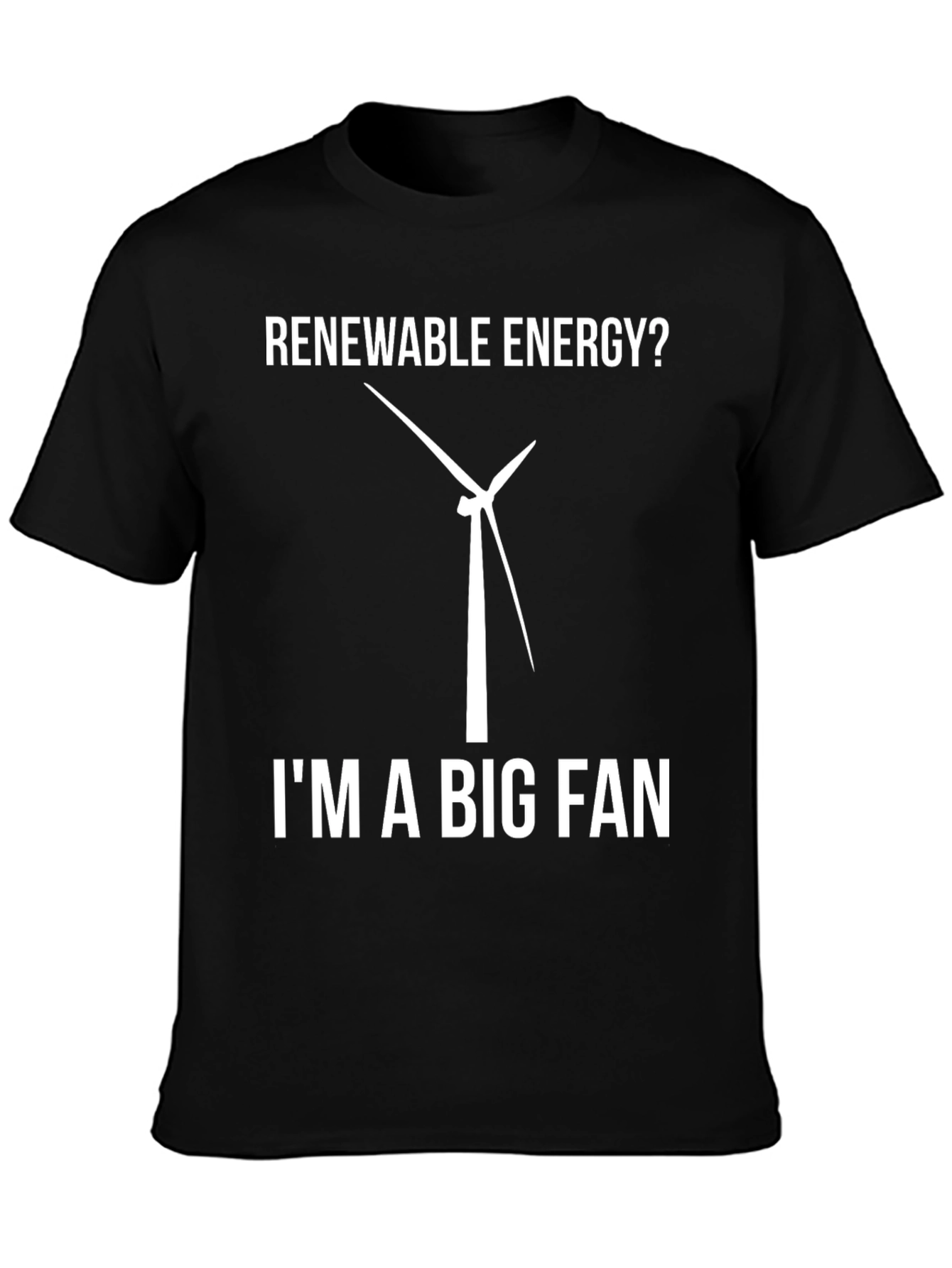 Renewable Energy Fan T-Shirt - Eco-Friendly Tee