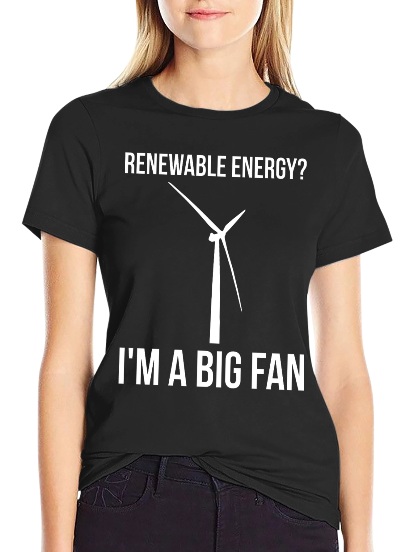 Renewable Energy Fan T-Shirt - Eco-Friendly Tee