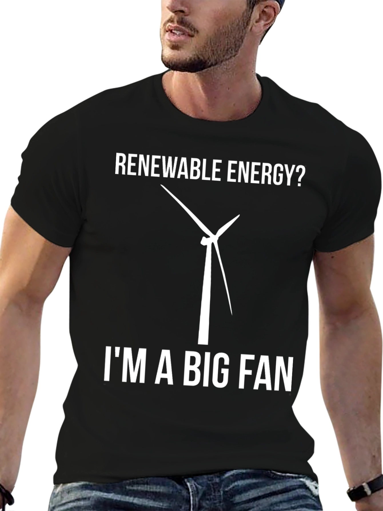 Renewable Energy Fan T-Shirt - Eco-Friendly Tee