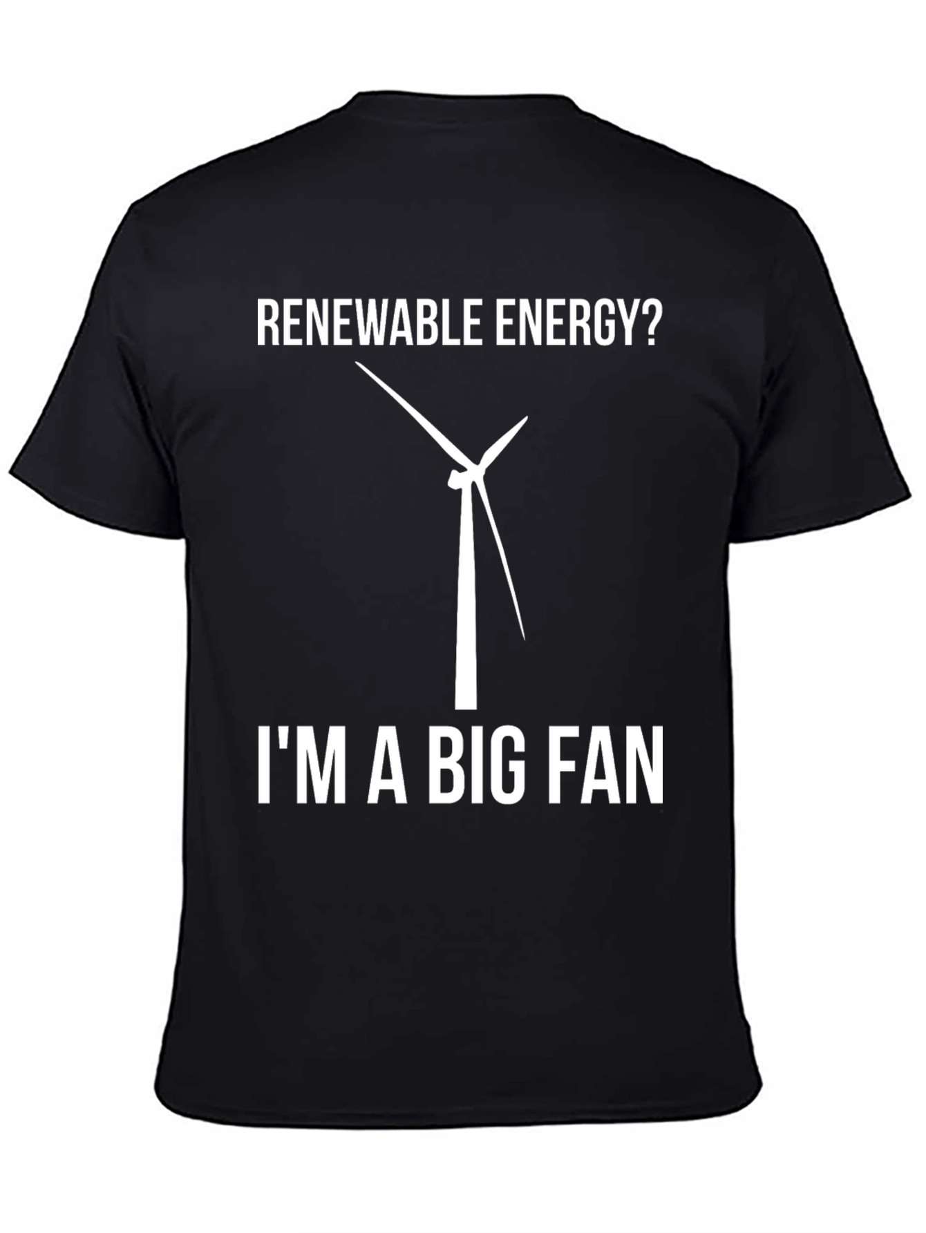 Renewable Energy Fan T-Shirt - Eco-Friendly Tee