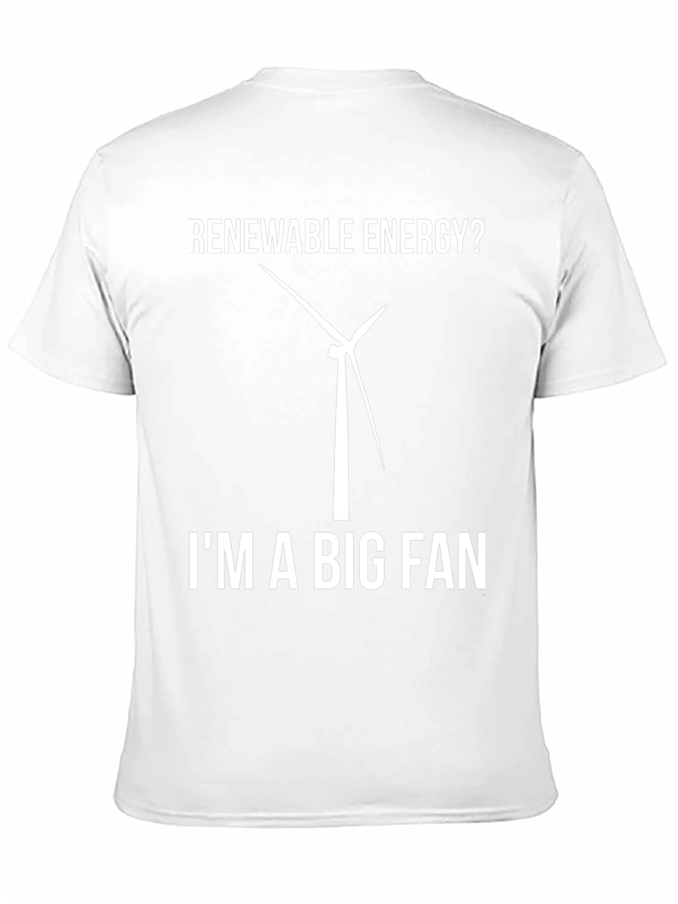 Renewable Energy Fan T-Shirt - Eco-Friendly Tee