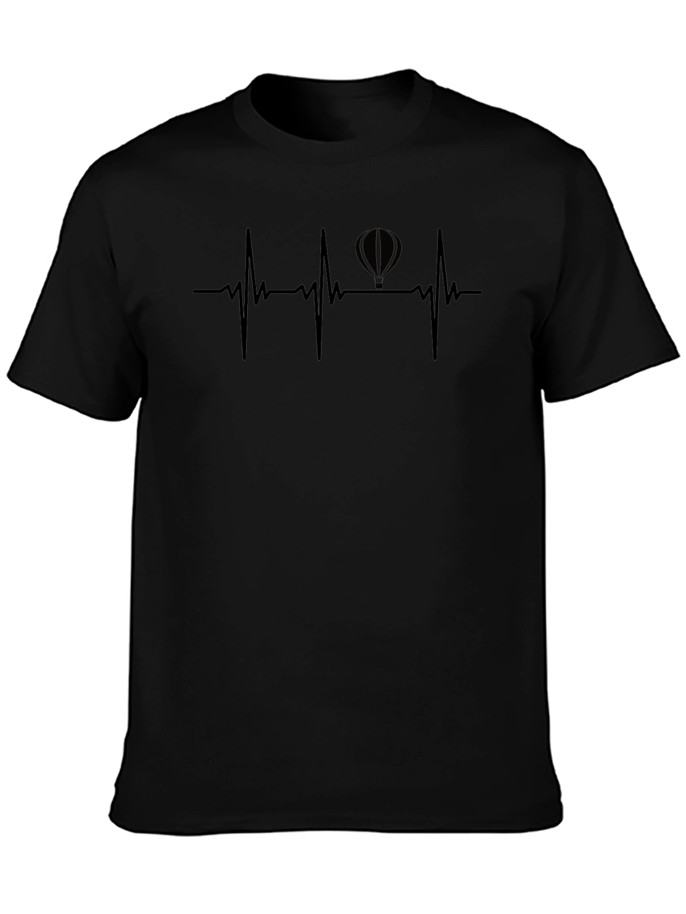 Heartbeat Balloon Graphic Tee - Stylish Comfort