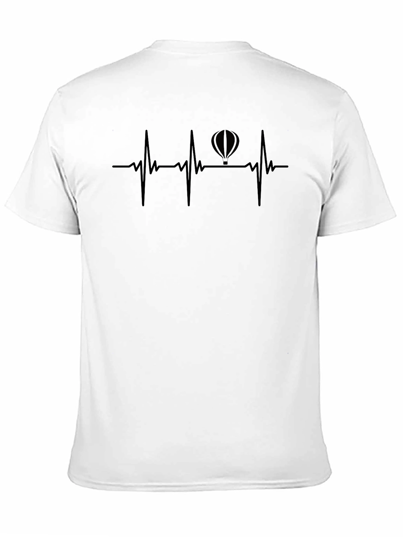 Heartbeat Balloon Graphic Tee - Stylish Comfort