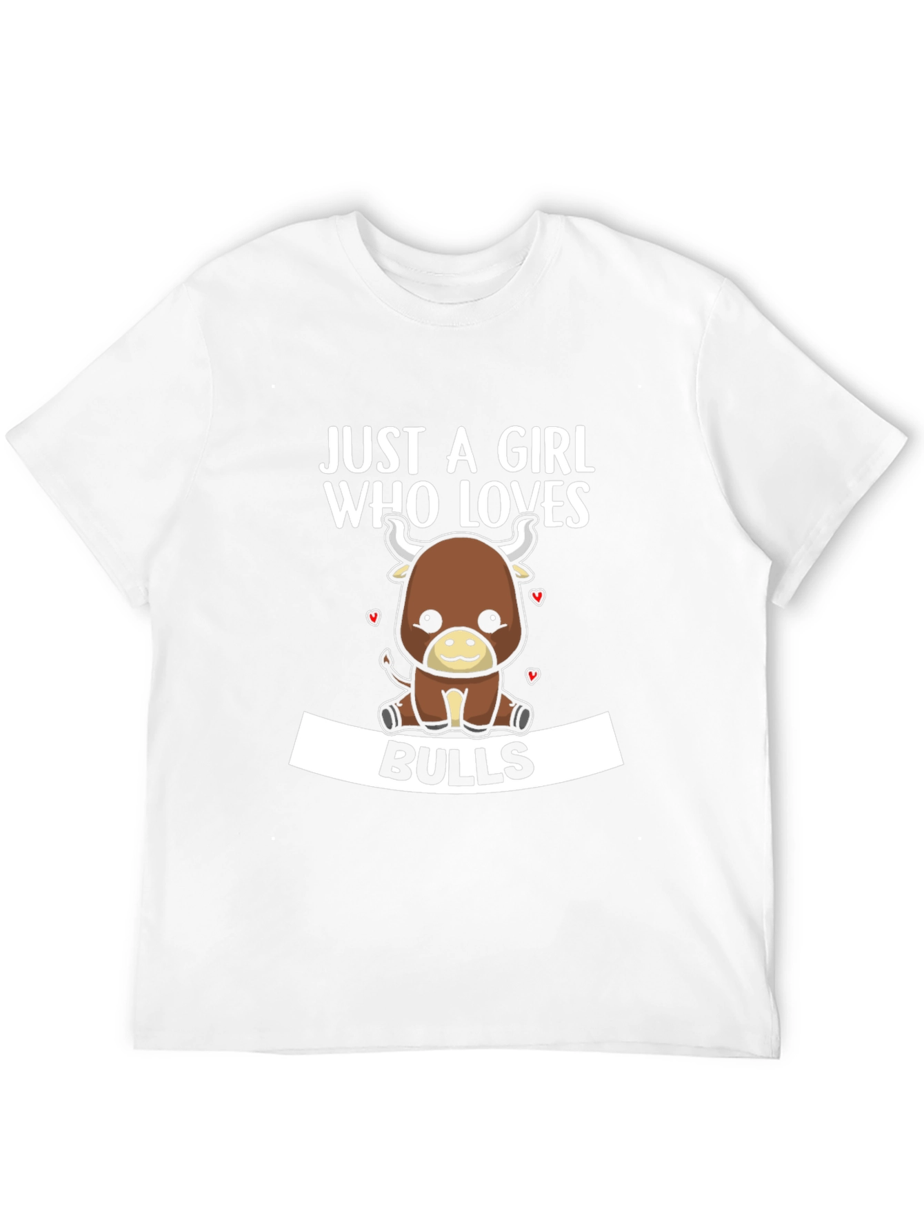 Just A Girl Who Loves Bulls T-Shirt