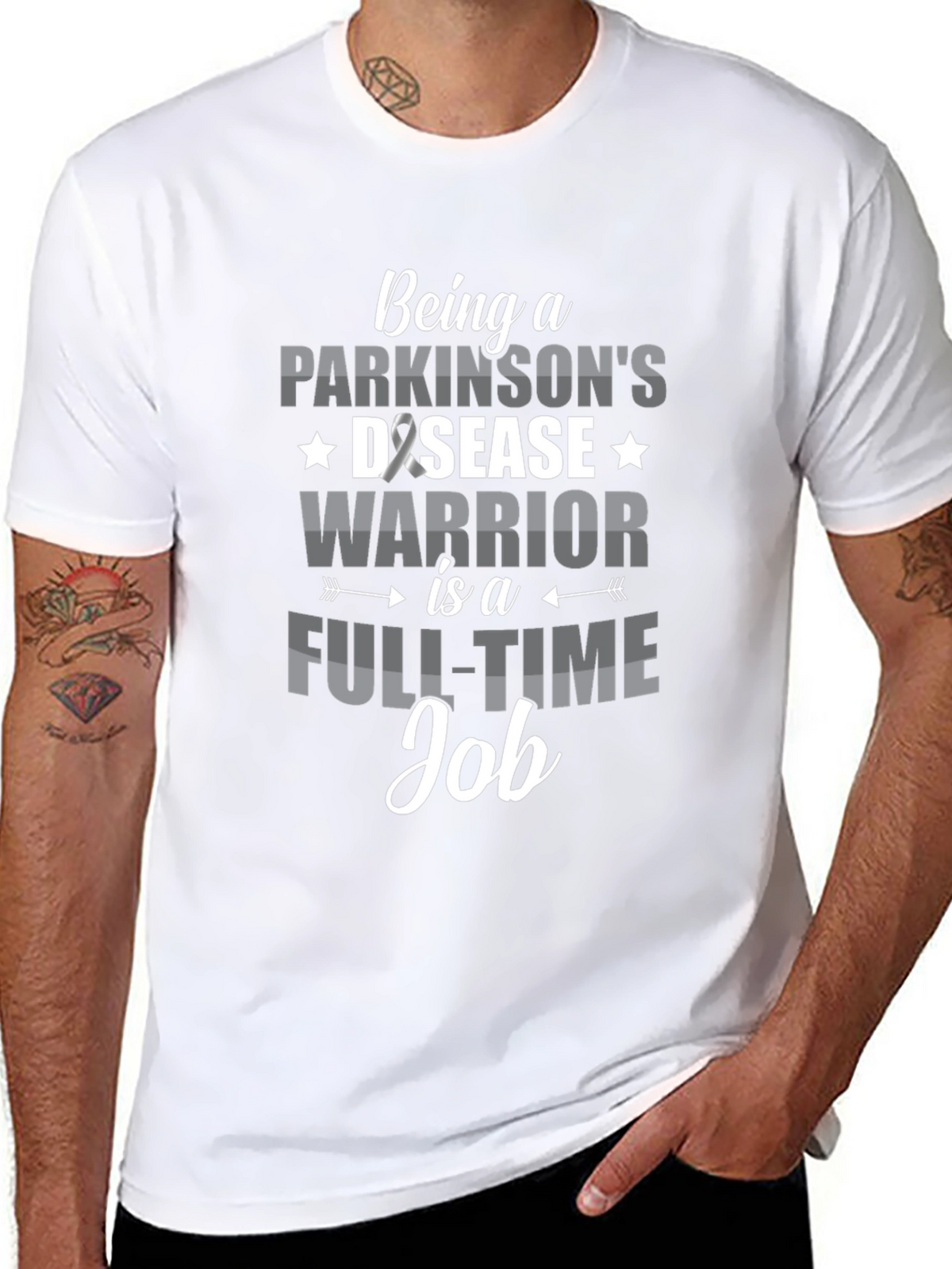 Parkinsons Disease Awareness Warrior T-Shirt