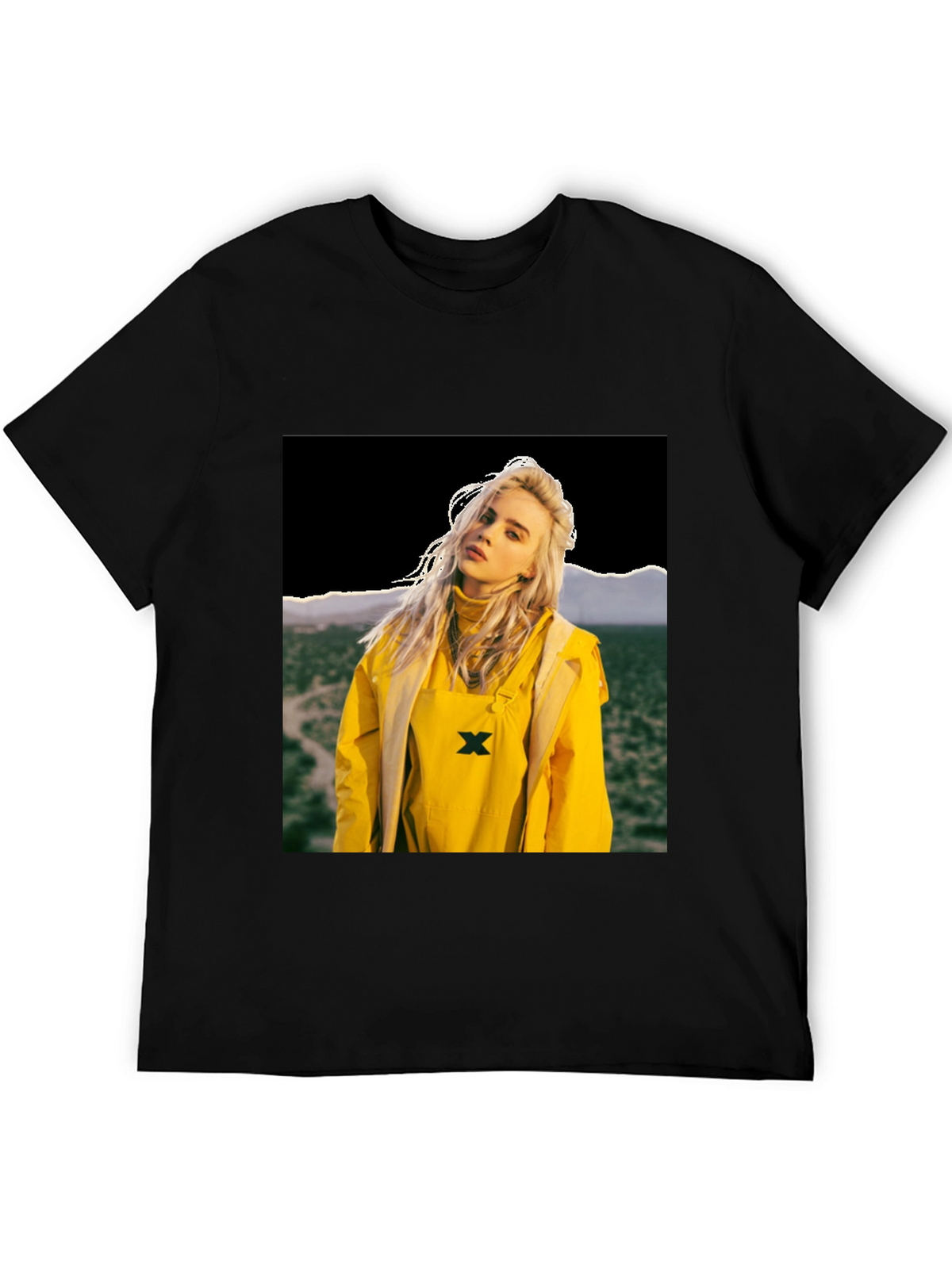 Billie Eilish Graphic Tee - Black Cotton T-Shirt