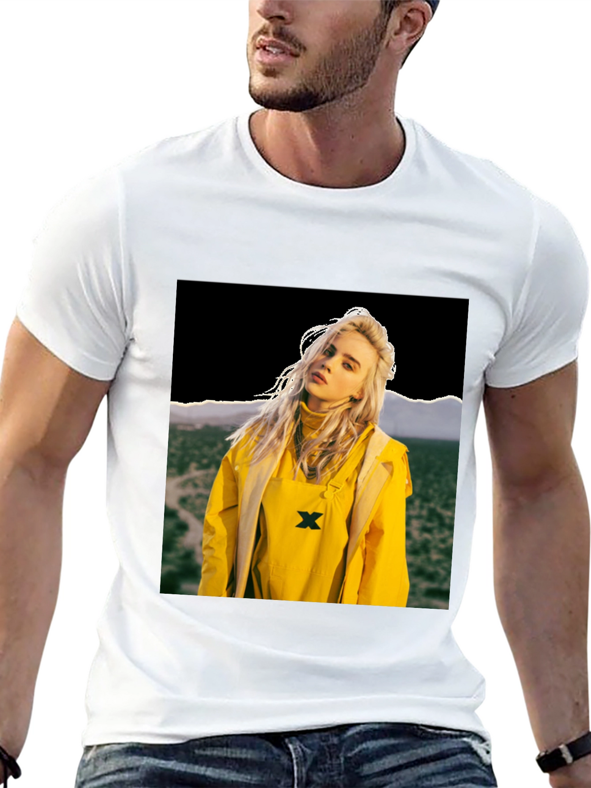 Billie Eilish Graphic Tee - Black Cotton T-Shirt