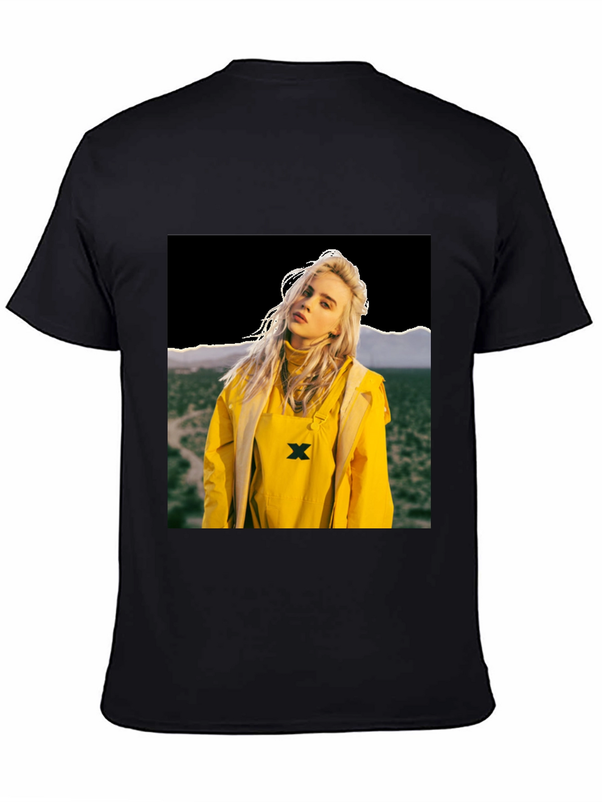 Billie Eilish Graphic Tee - Black Cotton T-Shirt