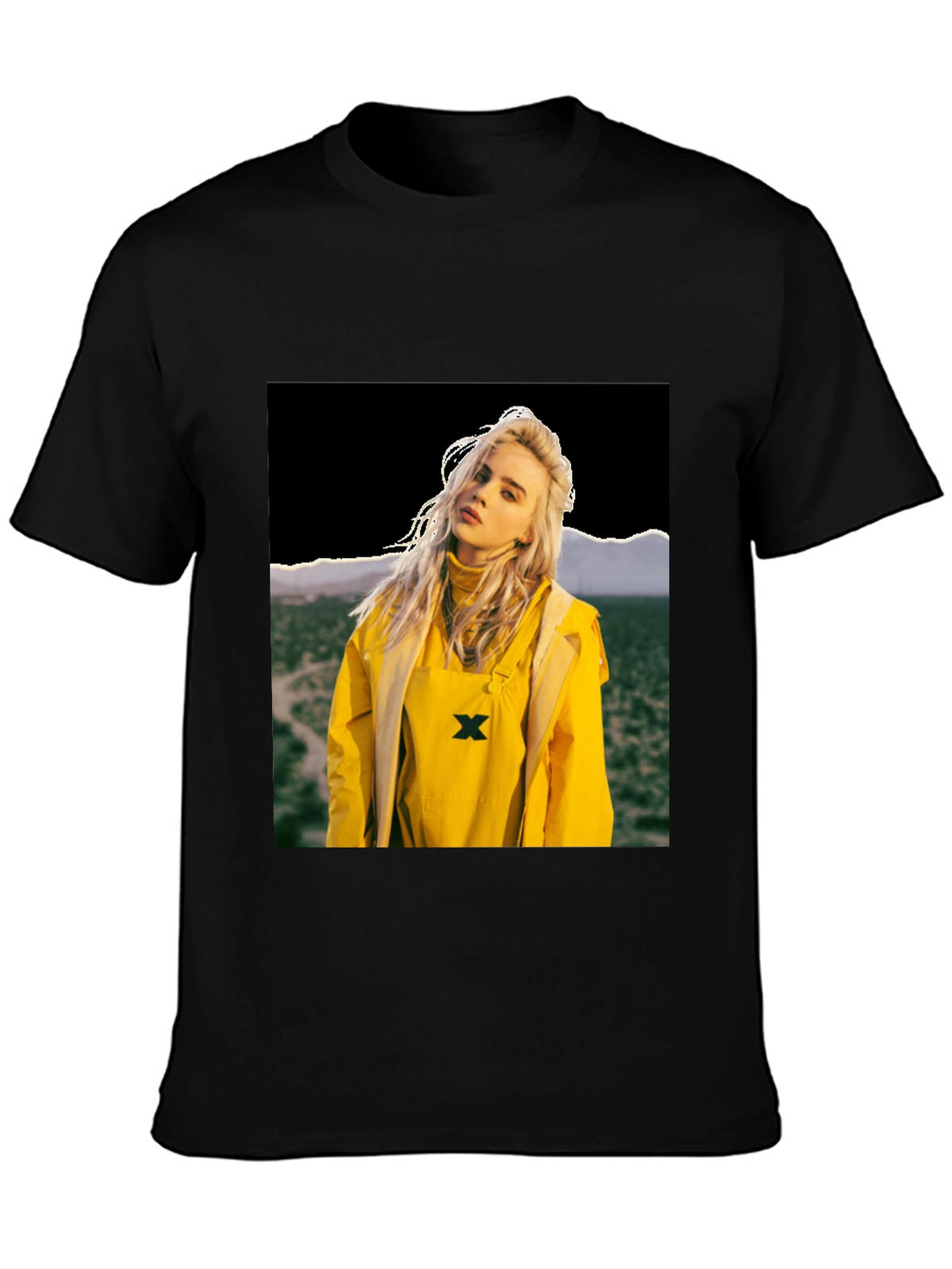 Billie Eilish Graphic Tee - Black Cotton T-Shirt