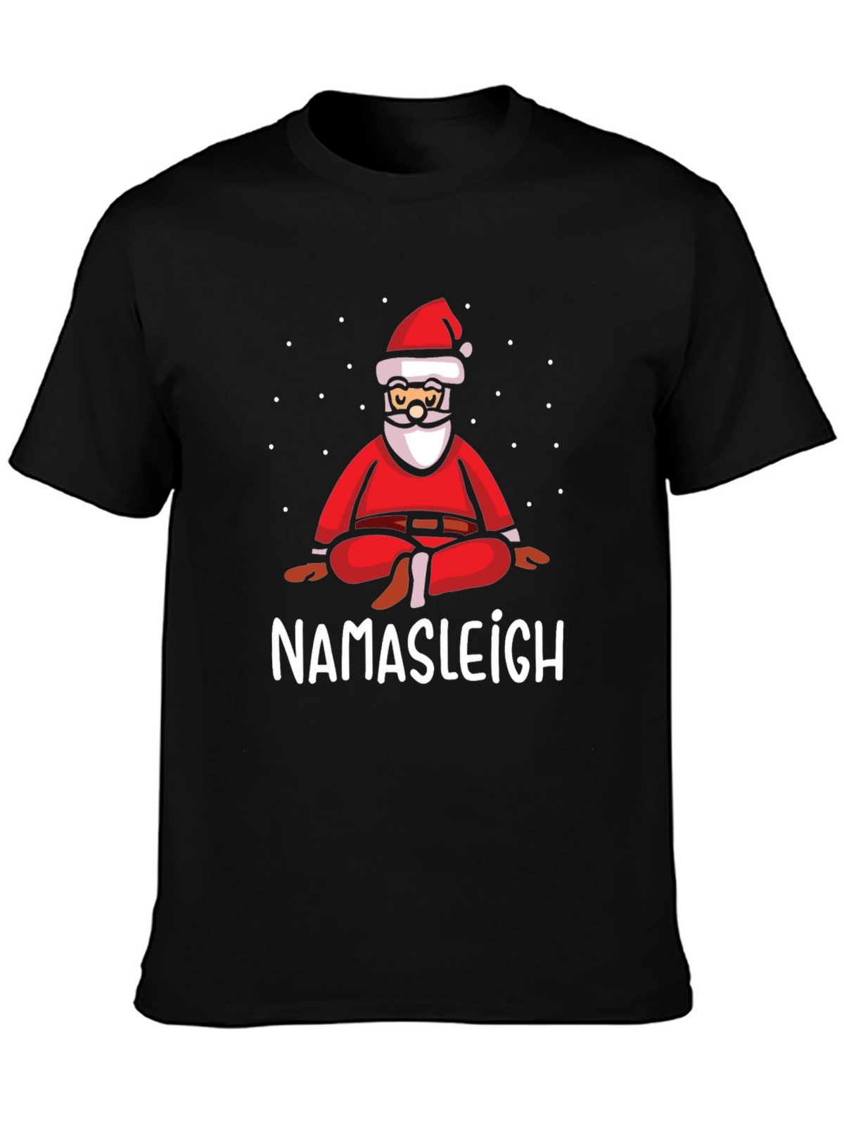 Namaste Santa T-Shirt - Meditating Holiday Cheer