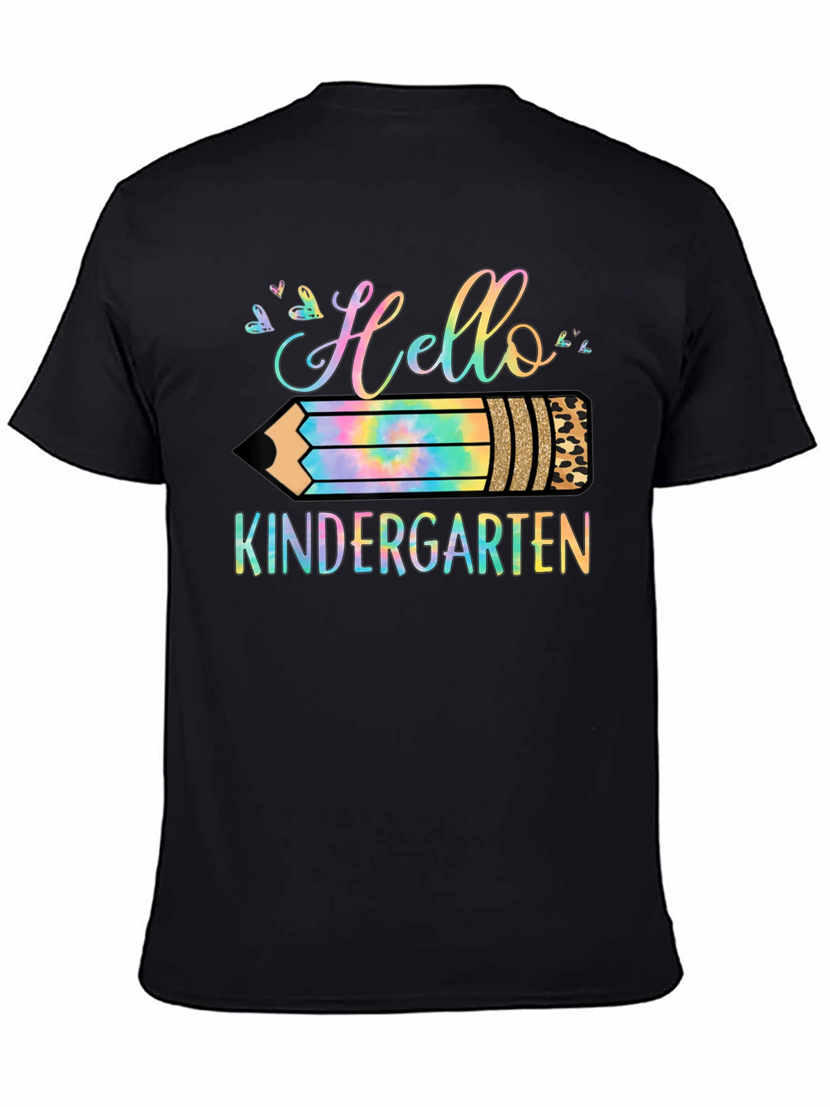 Hello Kindergarten T-Shirt - Back to School Pencil Design