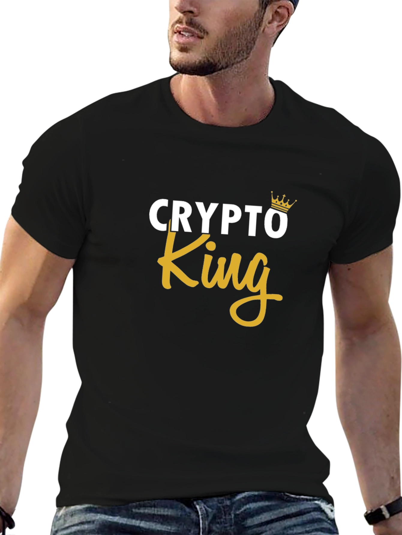 Crypto King T-Shirt - Stylish Bitcoin Fan Apparel
