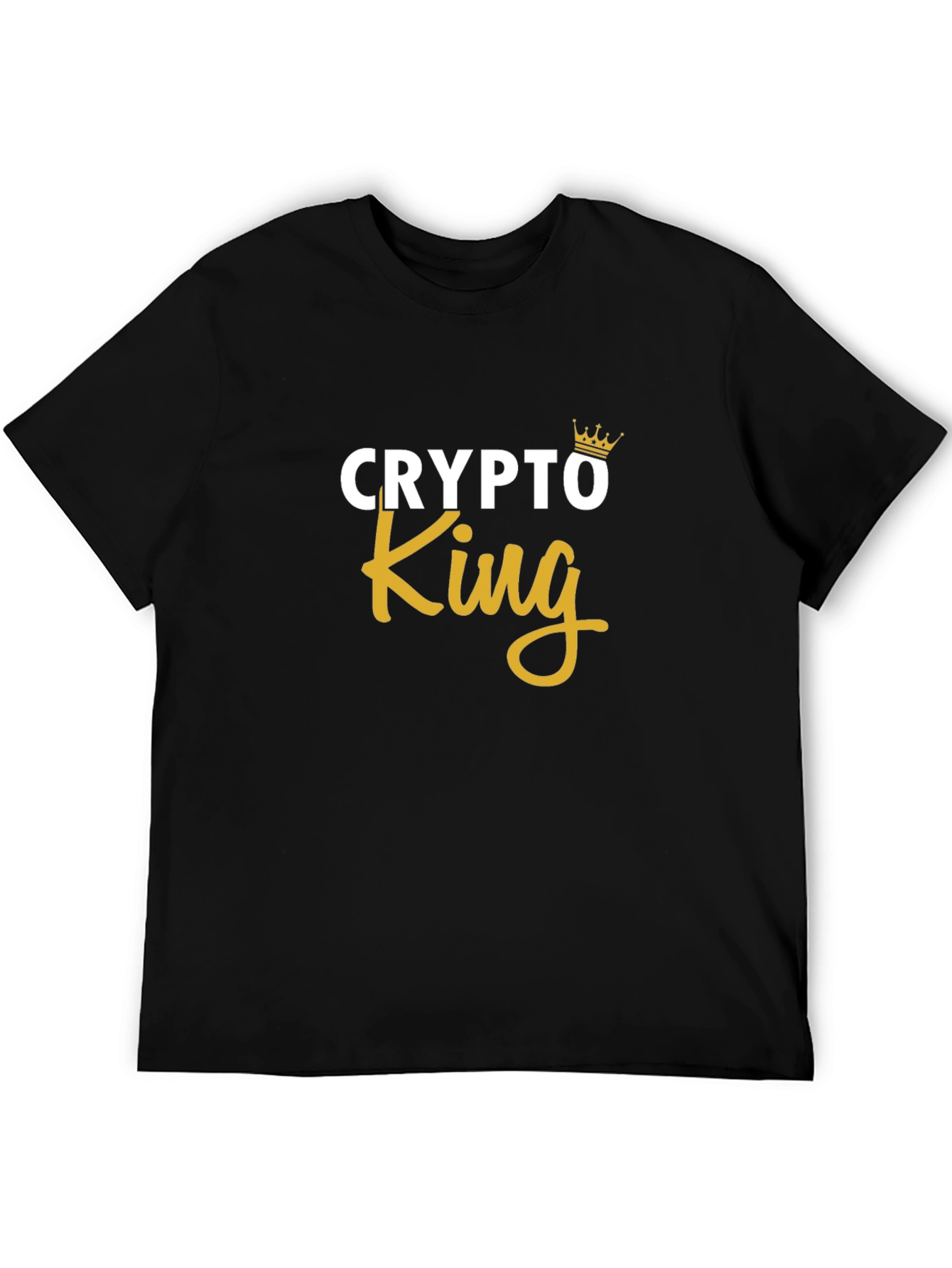 Crypto King T-Shirt - Stylish Bitcoin Fan Apparel