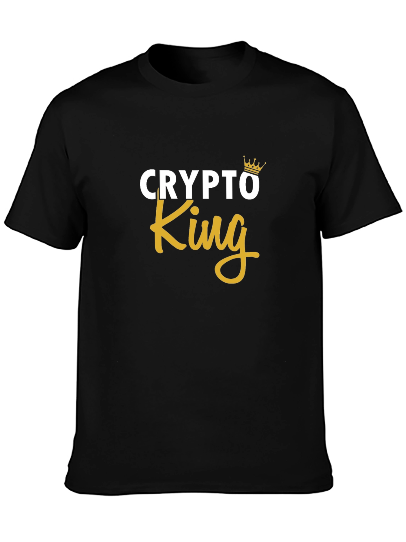 Crypto King T-Shirt - Stylish Bitcoin Fan Apparel